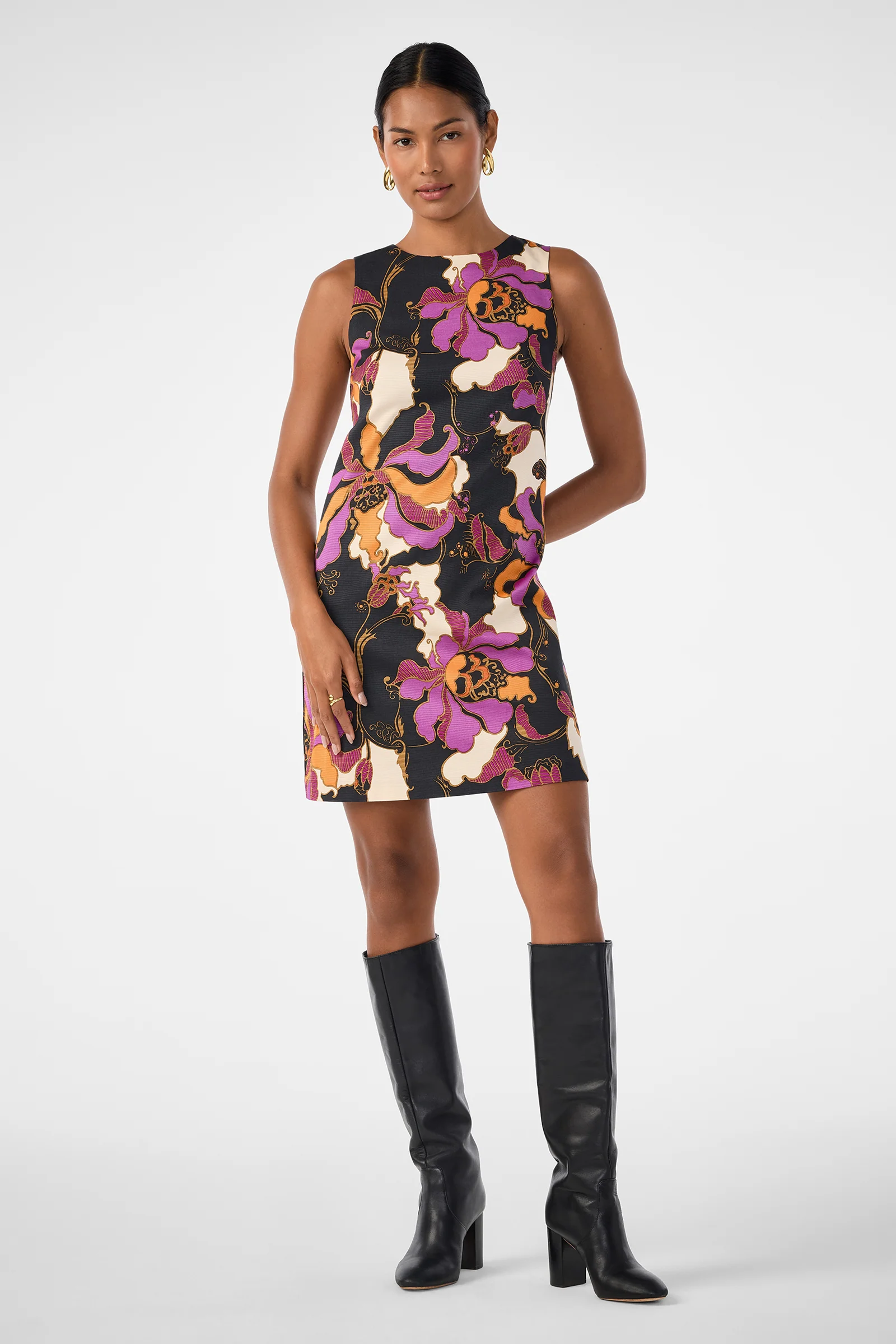 Addy Sleeveless Shift Dress