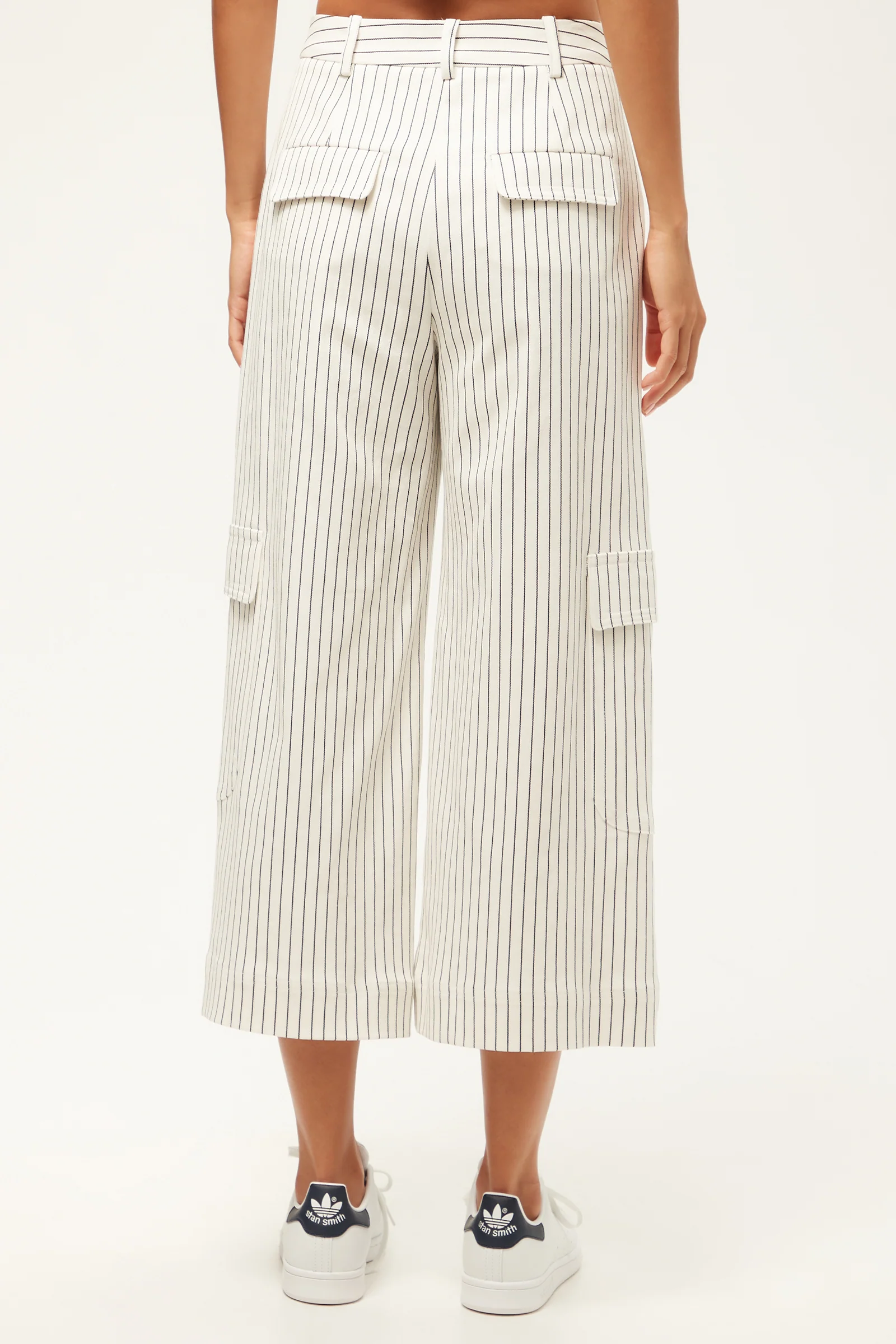 Agassi Wide-Leg Cargo Pant - Seles Stripe - Image 4