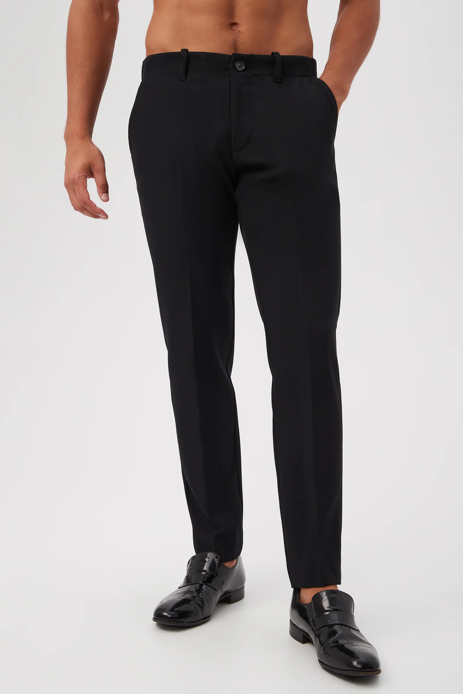 Alex Slim Trouser - Luxe Drape