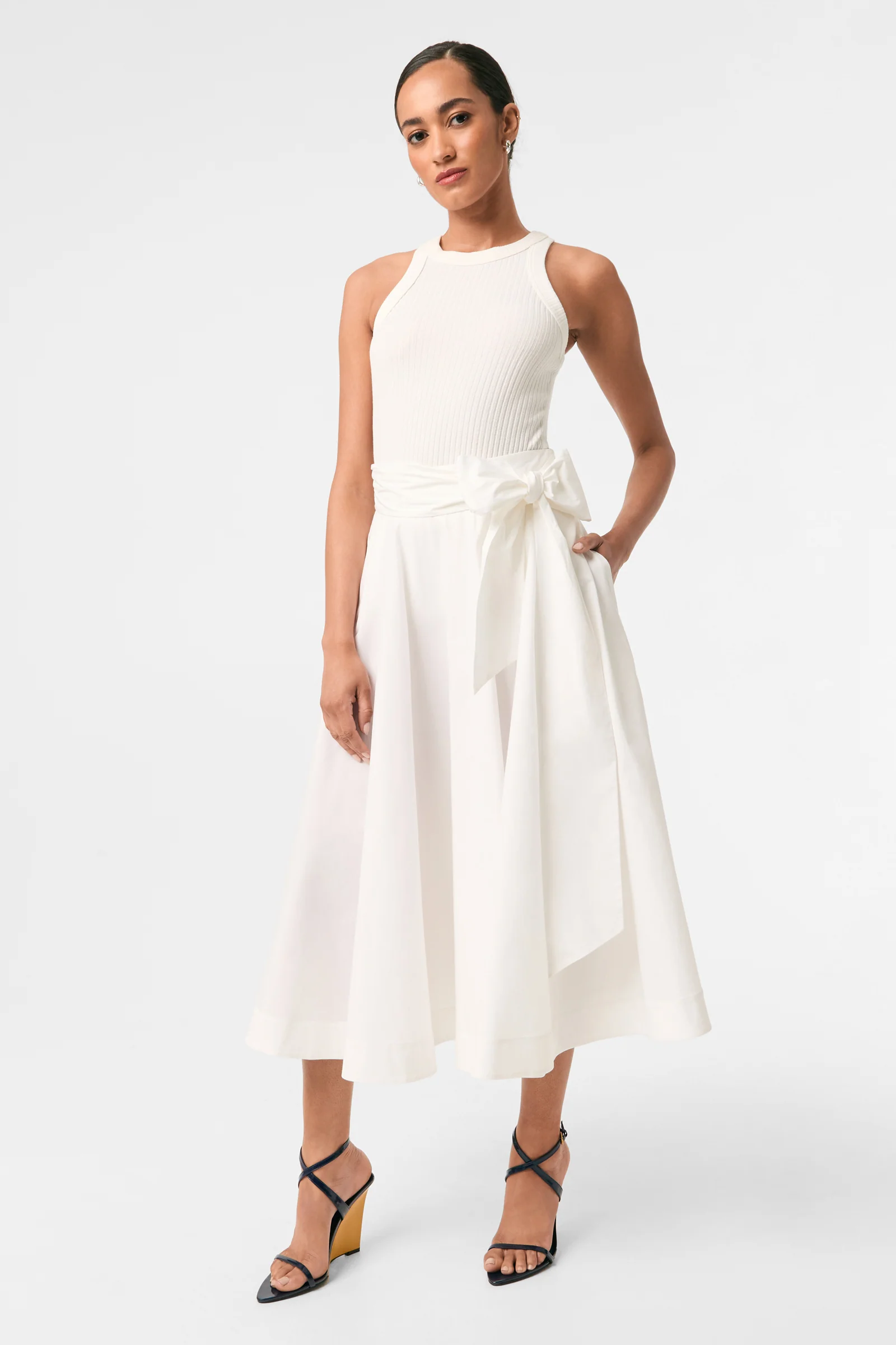 Amano Bow-Tie Midi Skirt - Image 2