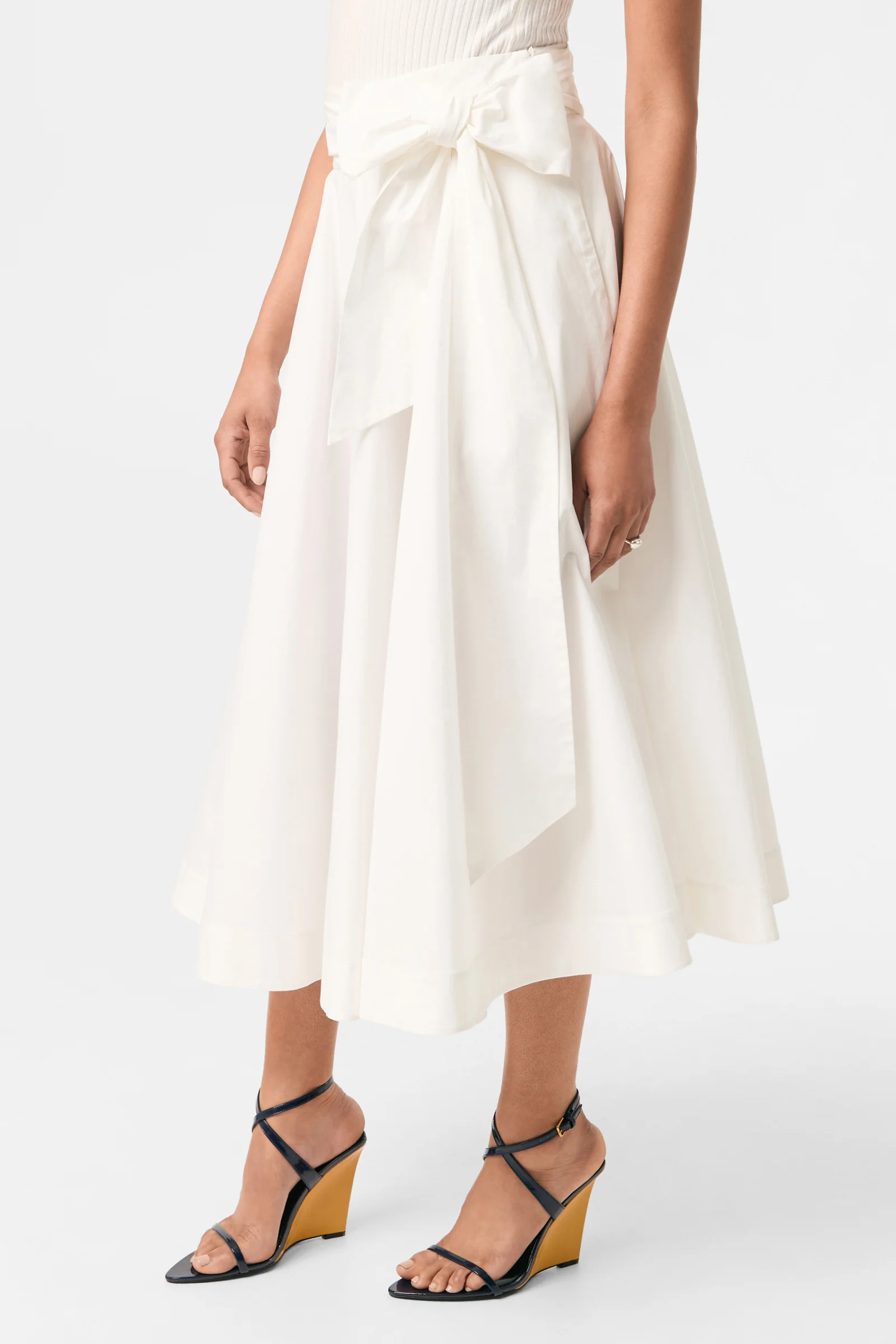 Amano Bow-Tie Midi Skirt - Image 3