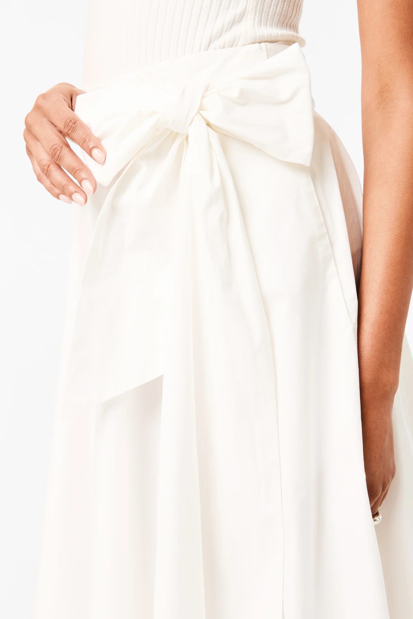 Amano Bow-Tie Midi Skirt - Image 5