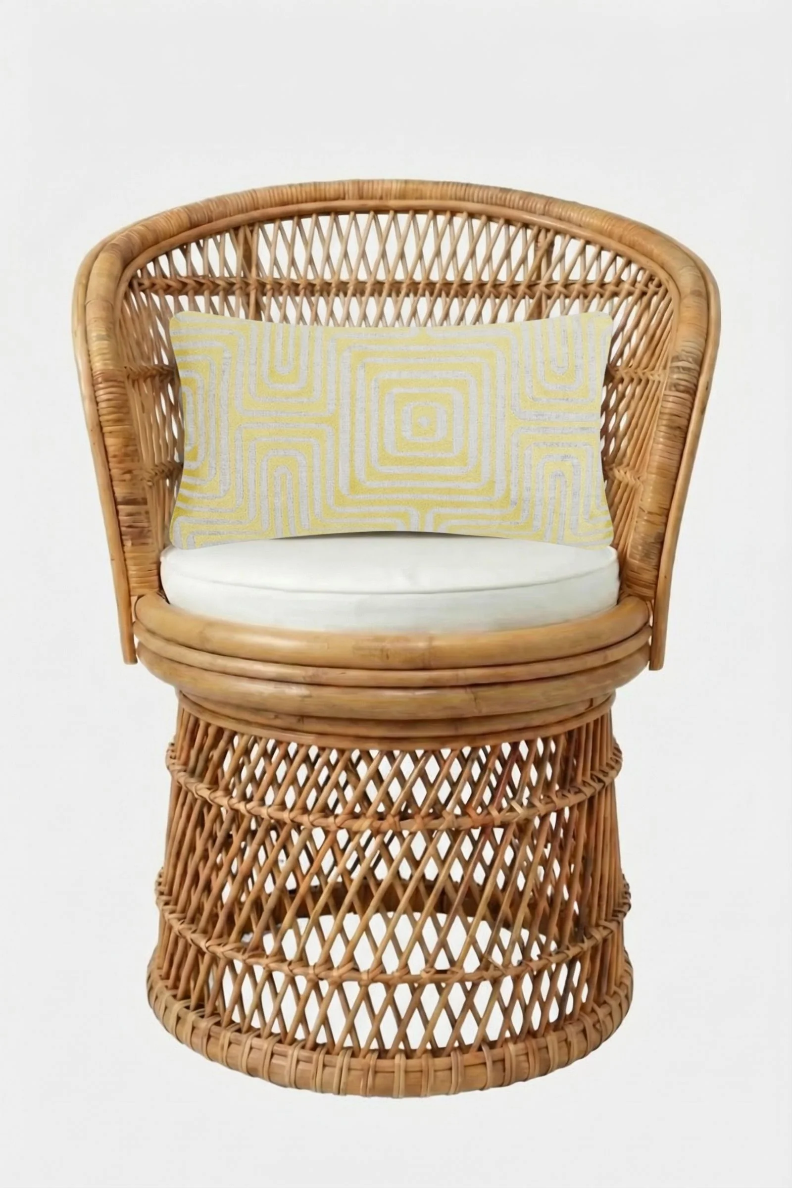 Amazing Maze Embroidered Lumbar Pillow - Image 2
