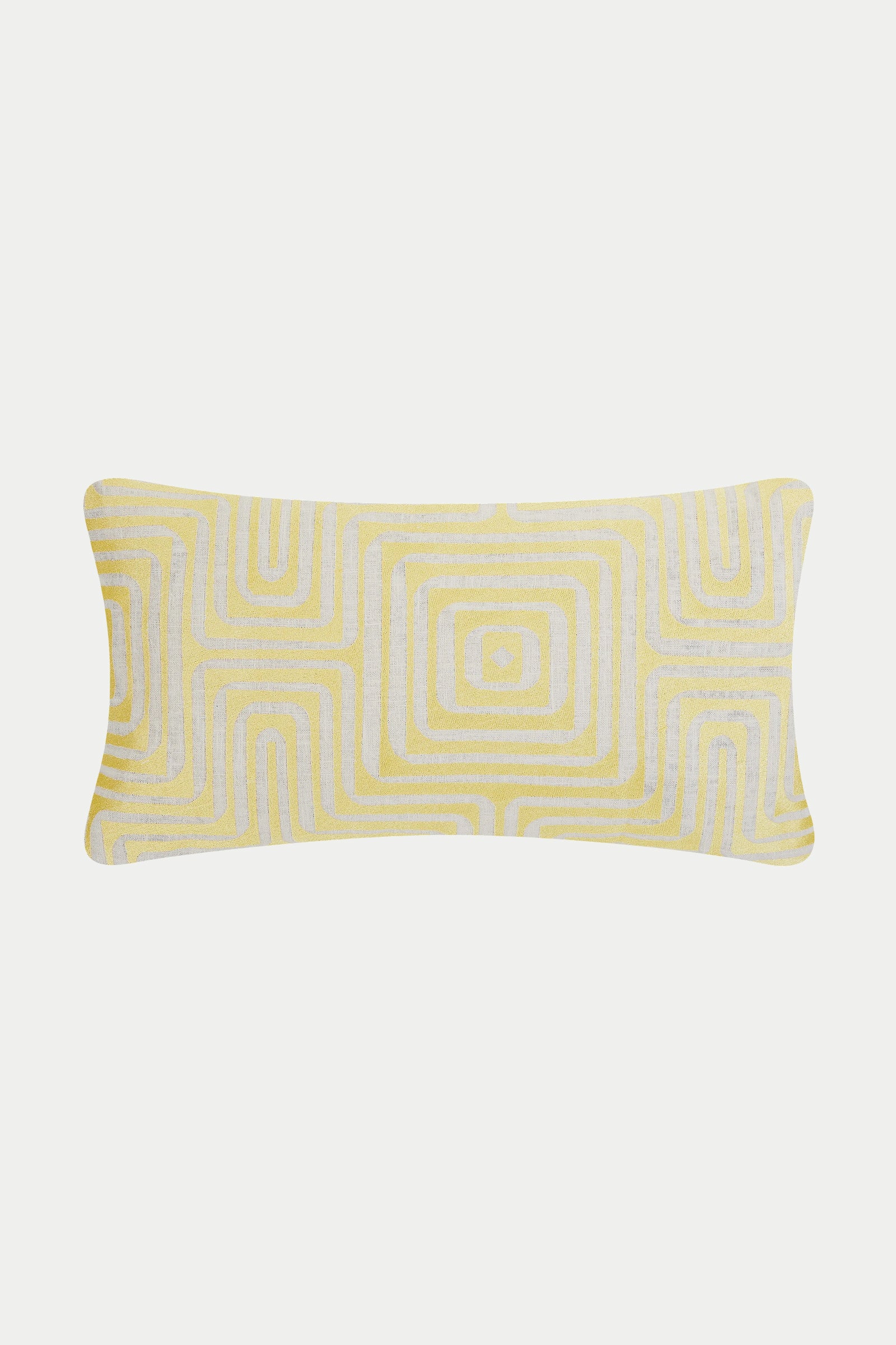 Amazing Maze Embroidered Lumbar Pillow - Image 5