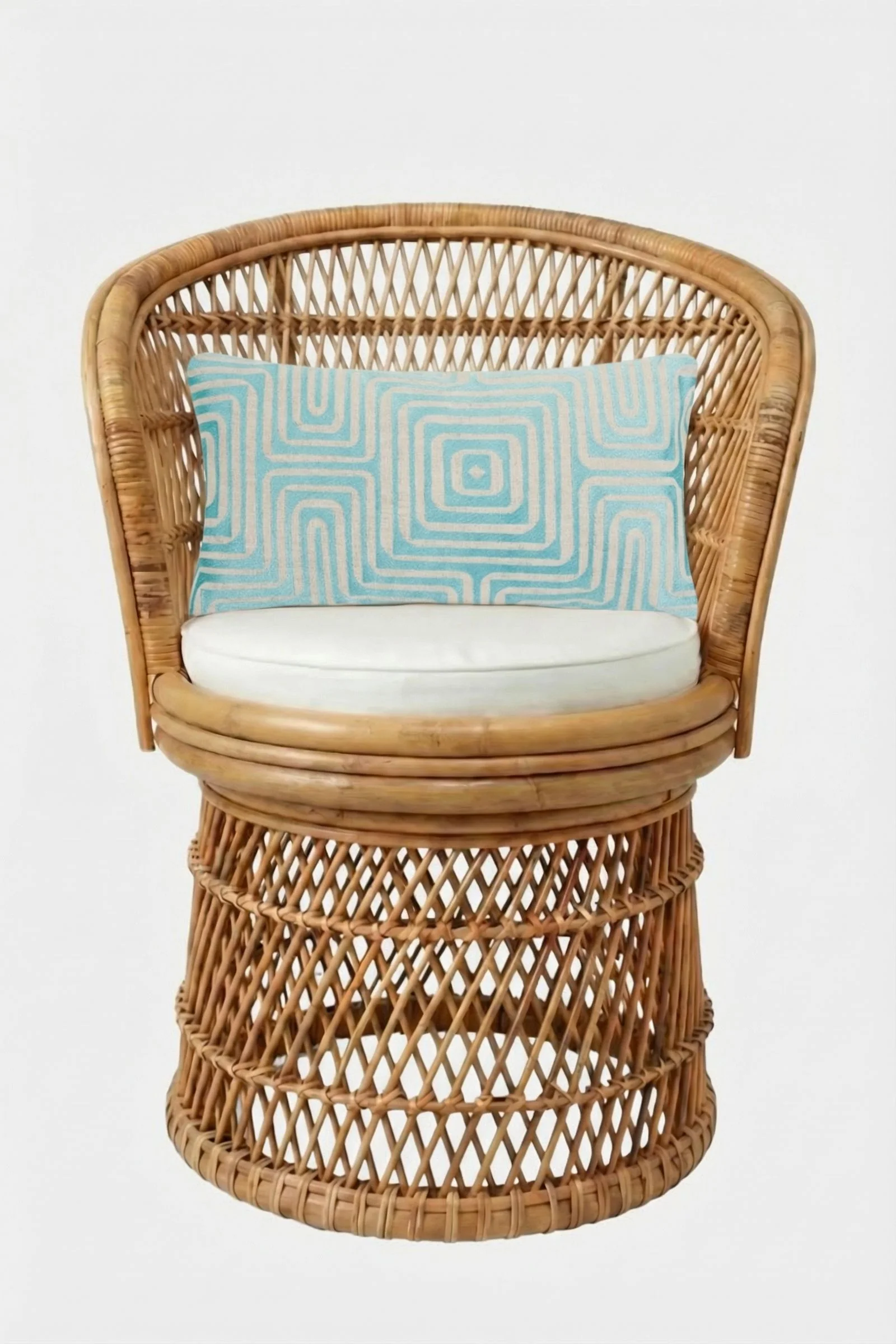 Amazing Maze Embroidered Lumbar Pillow - Image 2