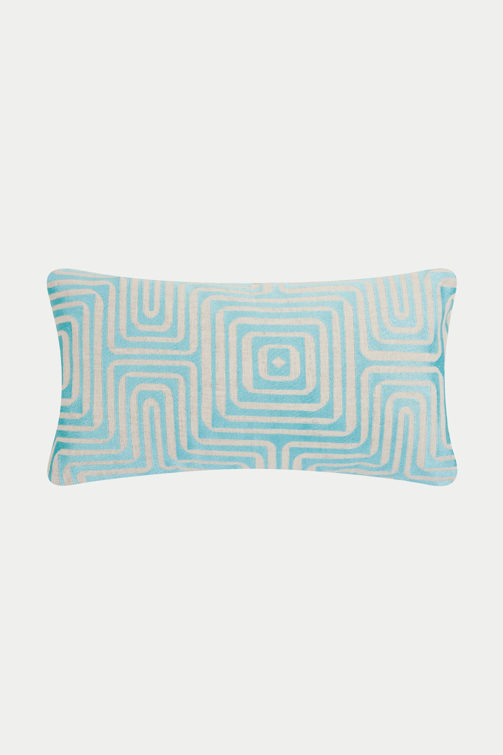 Amazing Maze Embroidered Lumbar Pillow - Image 6