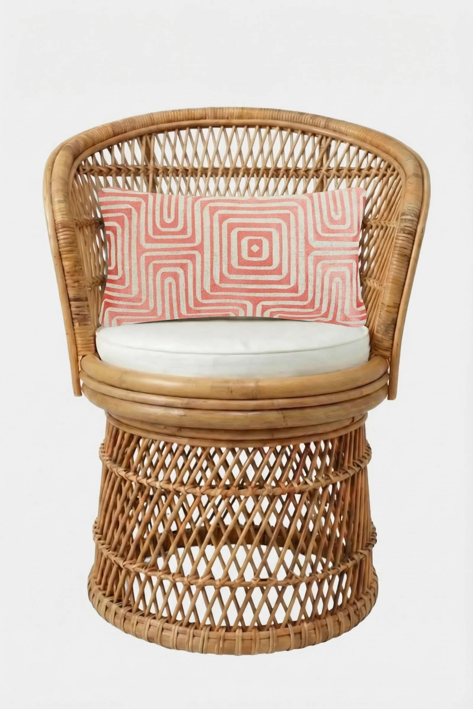 Amazing Maze Embroidered Lumbar Pillow - Image 2