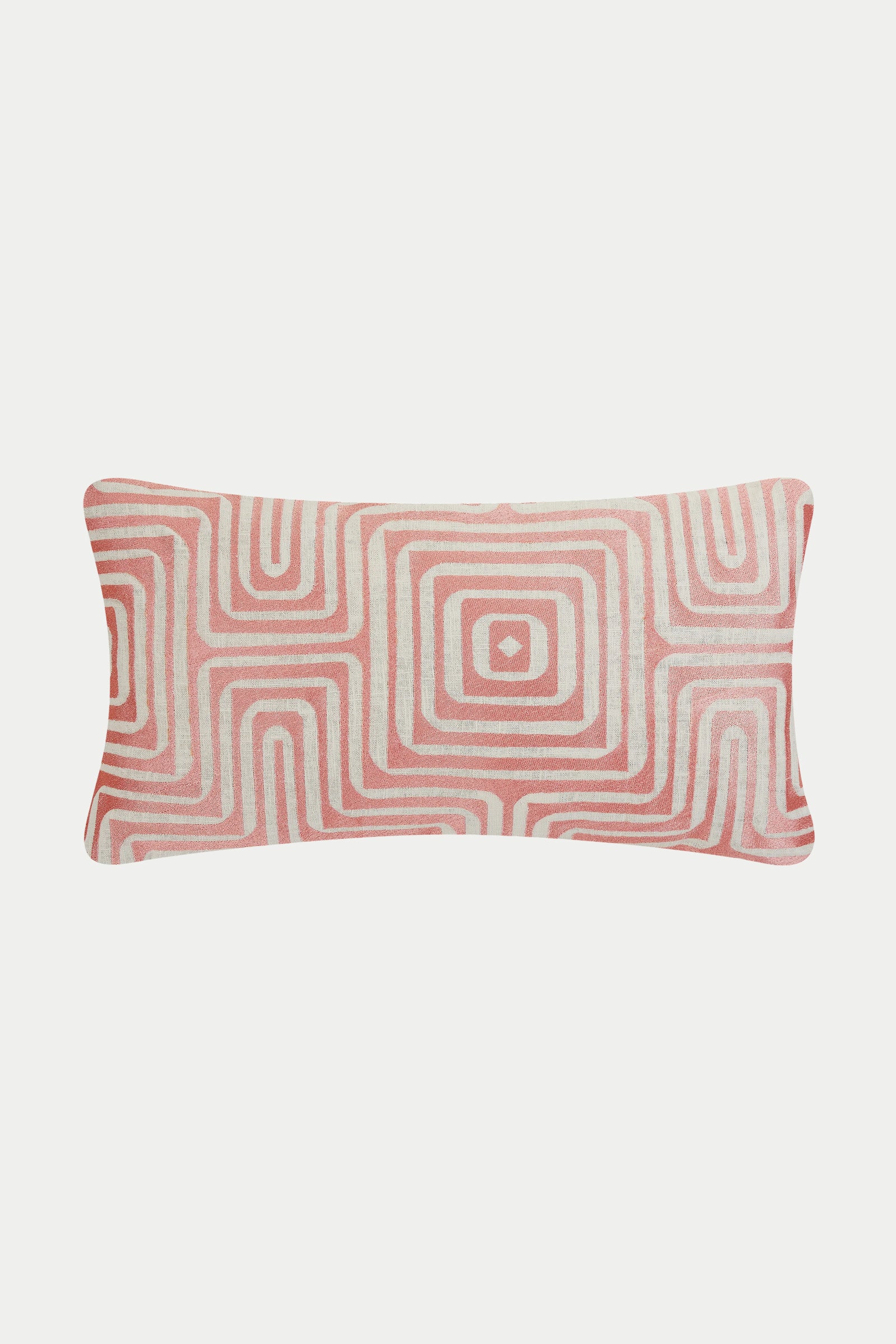 Amazing Maze Embroidered Lumbar Pillow - Image 5