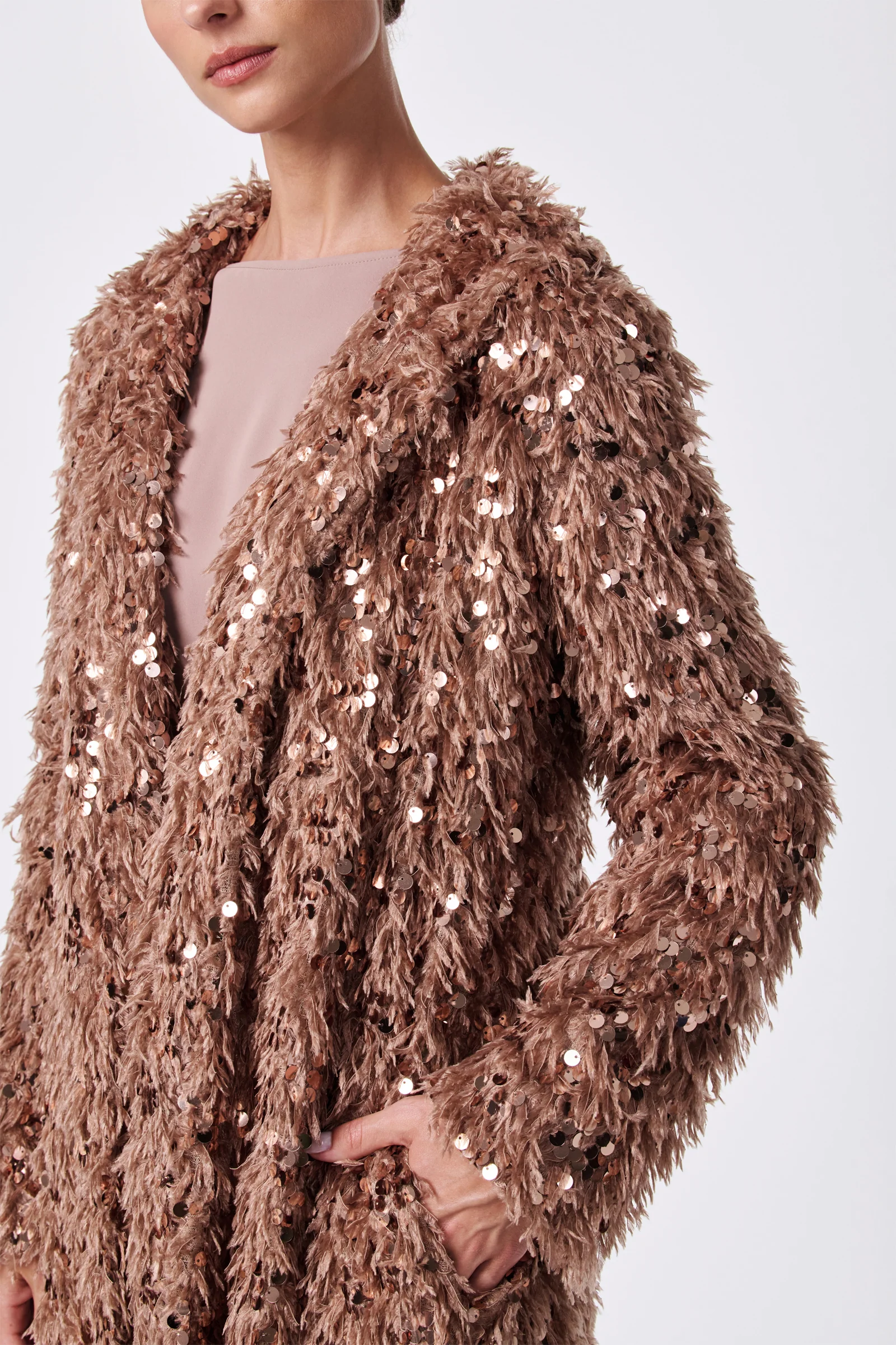 Anna Faux Fur Coat - Image 4