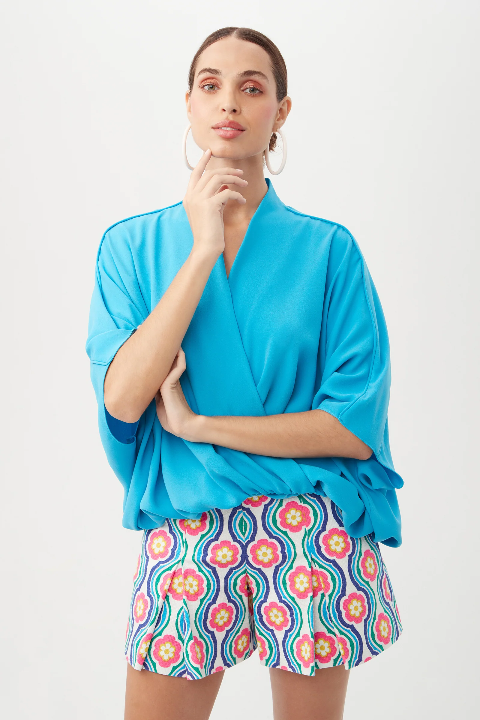 Anora V-Neck Wrap Top - Image 5
