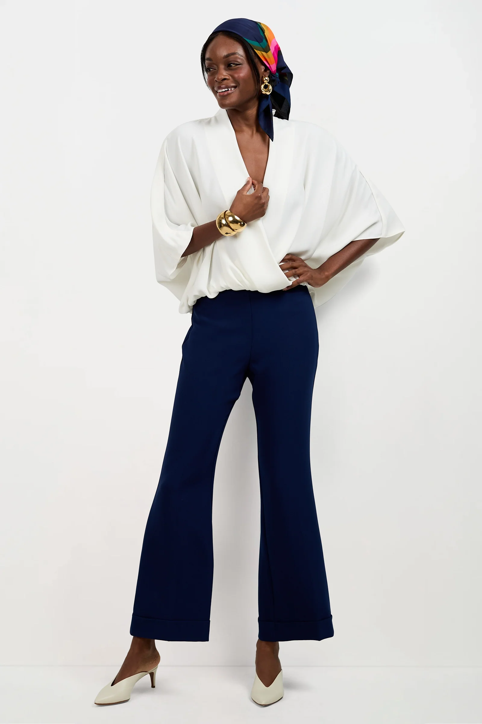 Anora V-Neck Wrap Top - Image 6