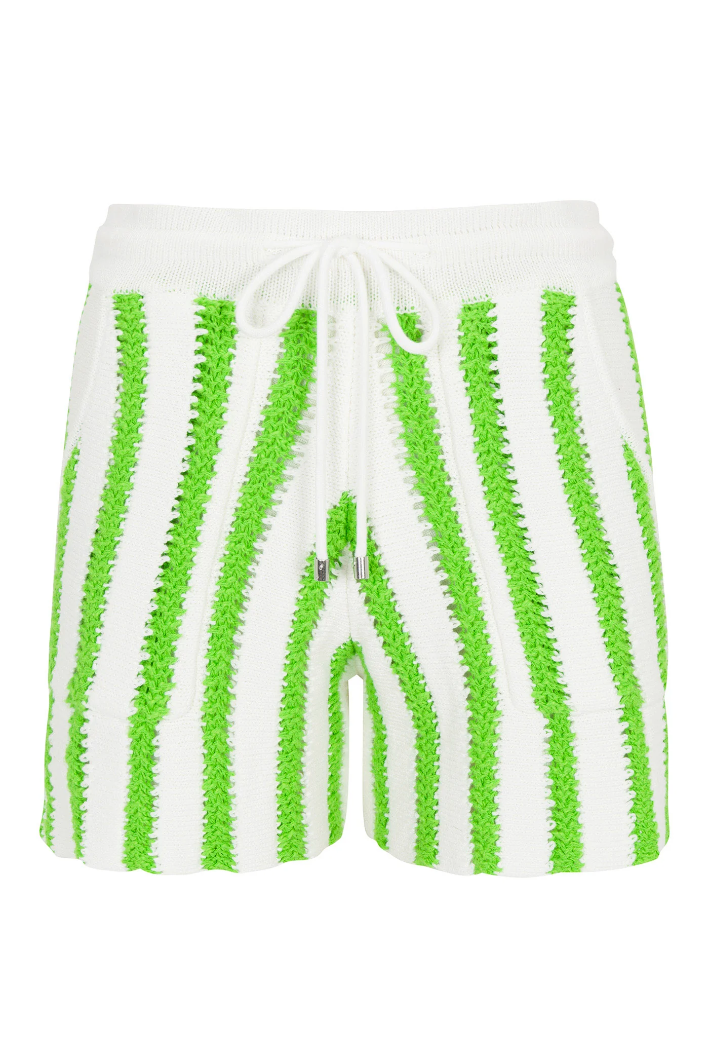 Aryna Striped Elastic Waist Knit Short - Image 6
