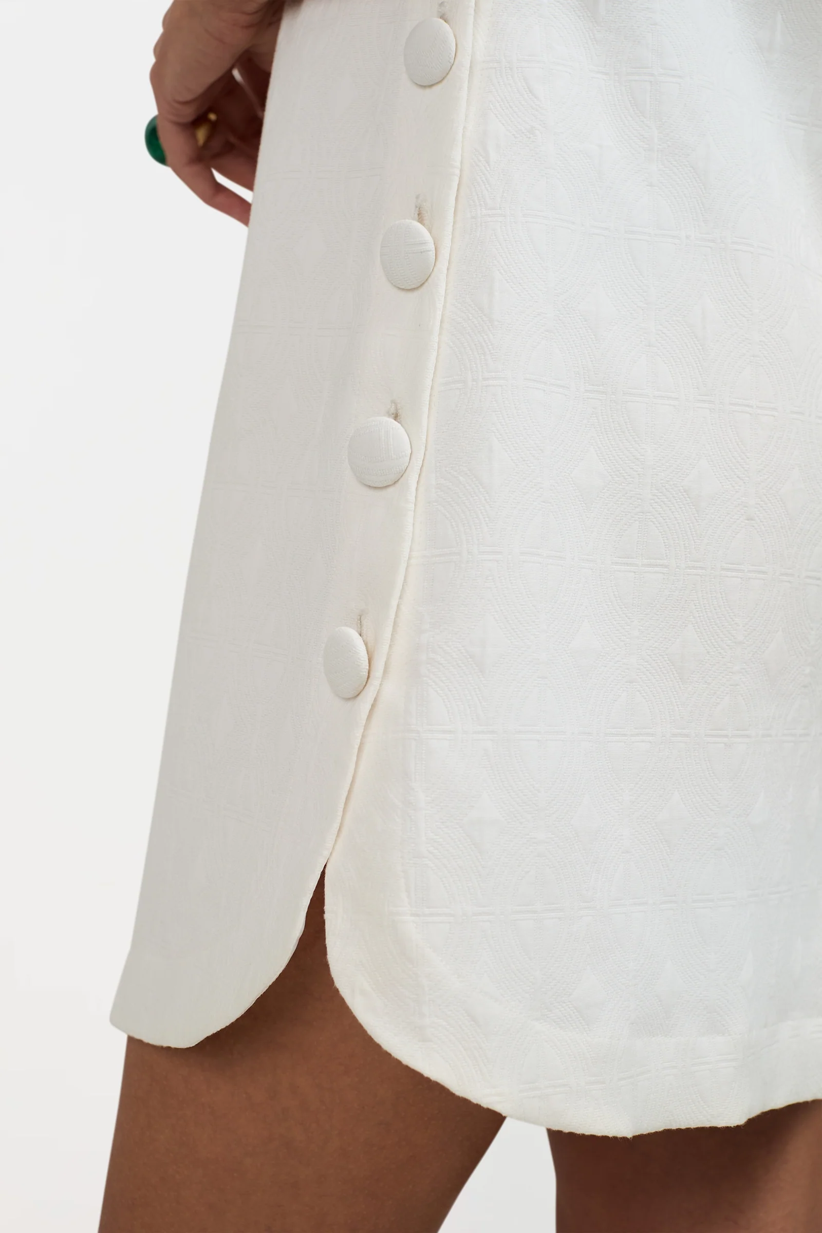 Atina Button Side Mini Dress - Image 5