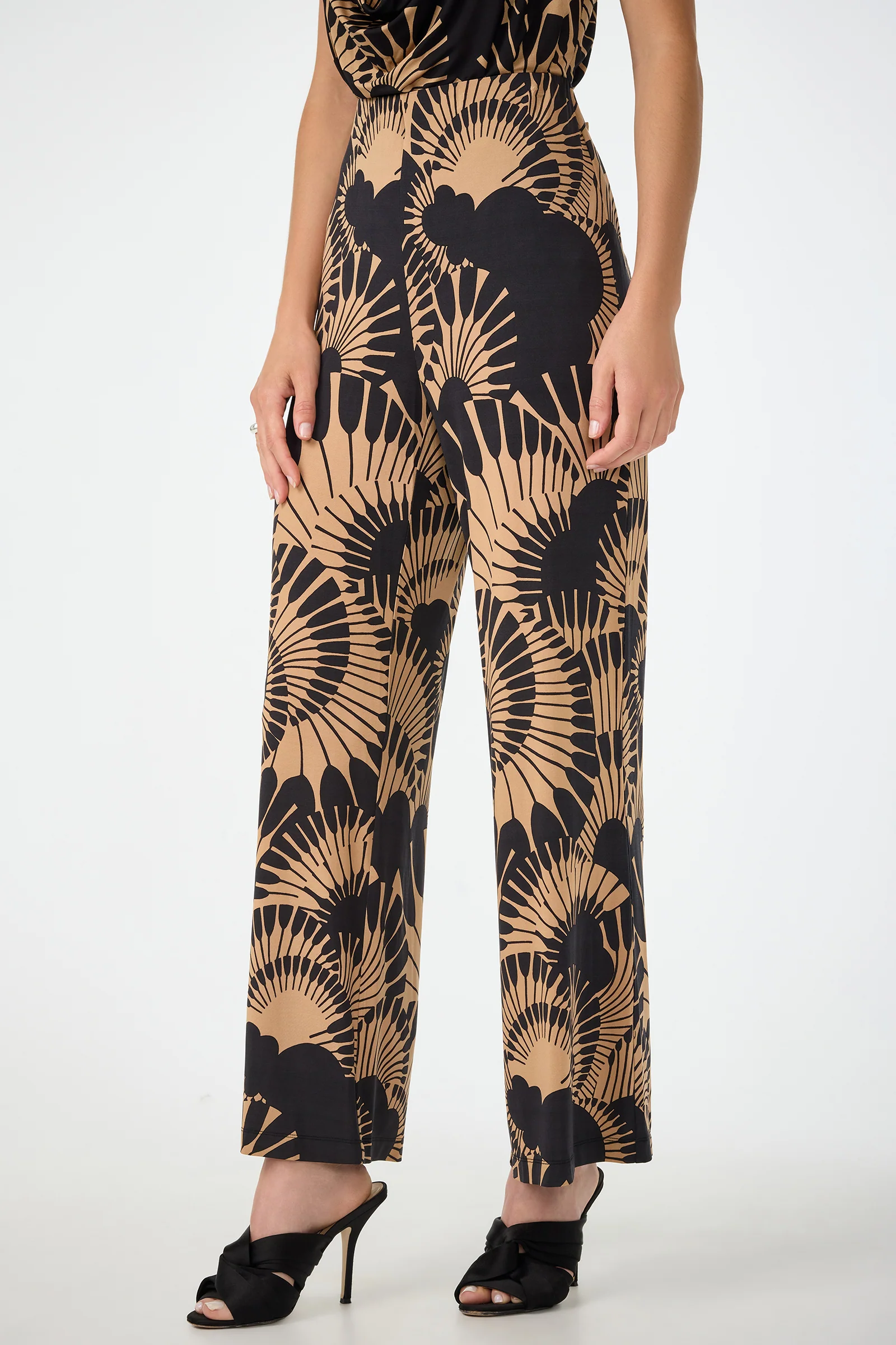 Atoll Wide-Leg Cropped Pant - Juniper Jersey - Image 3