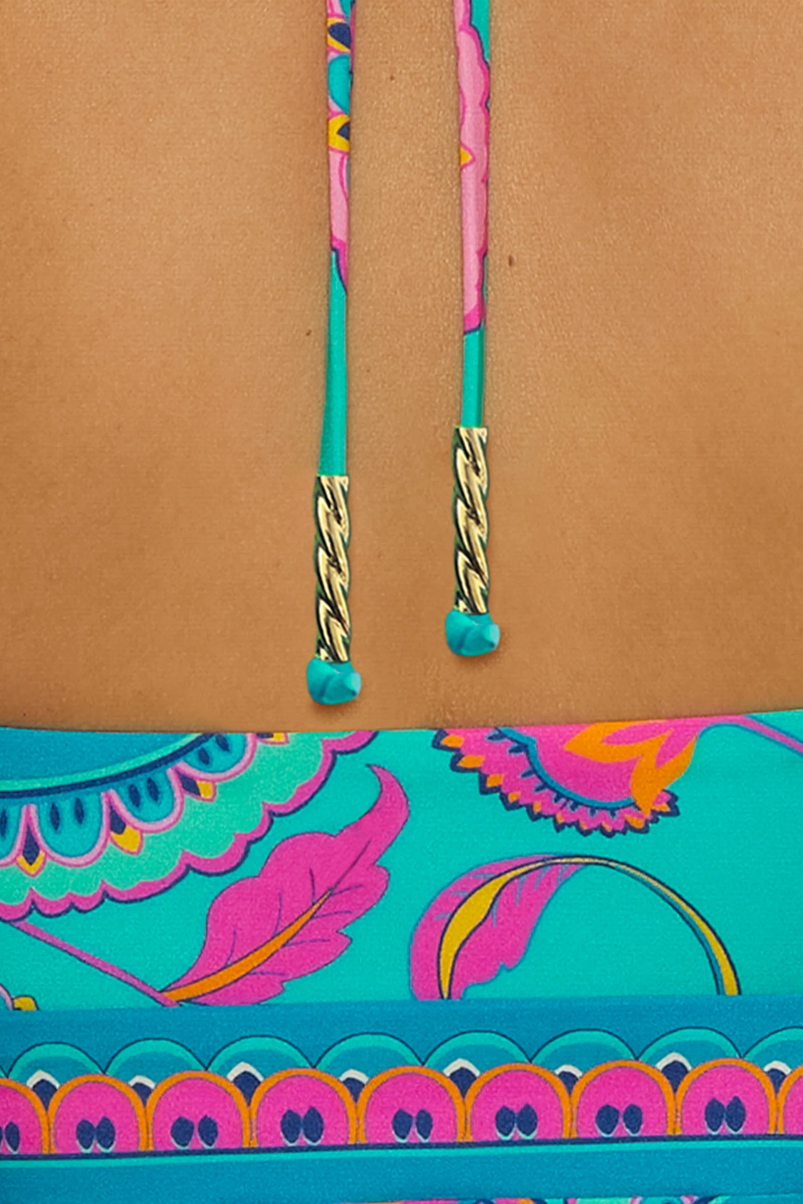 Bandeau Tankini Swim Top - Mykonos - Image 5