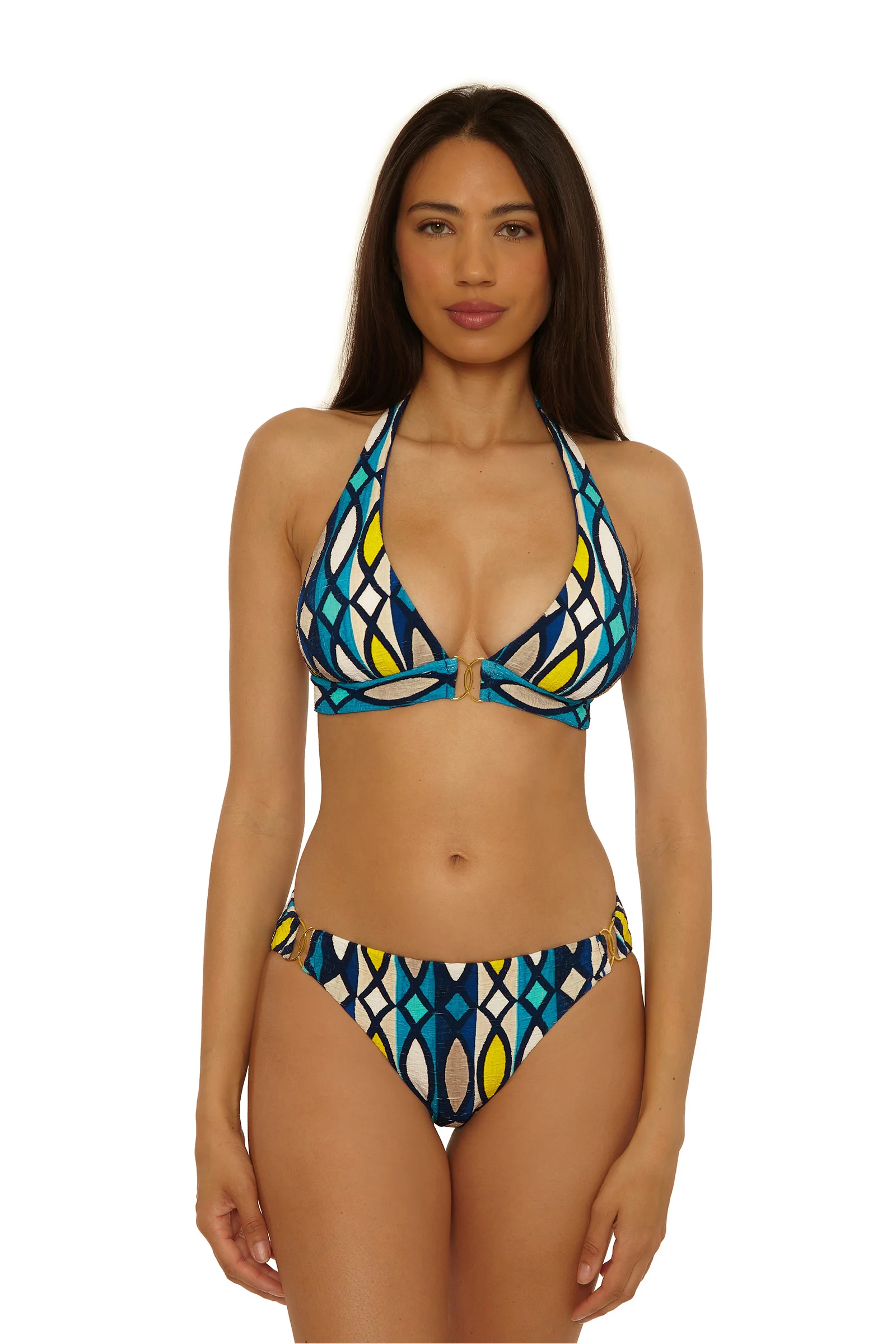 Banded Halter Swim Top - Paros
