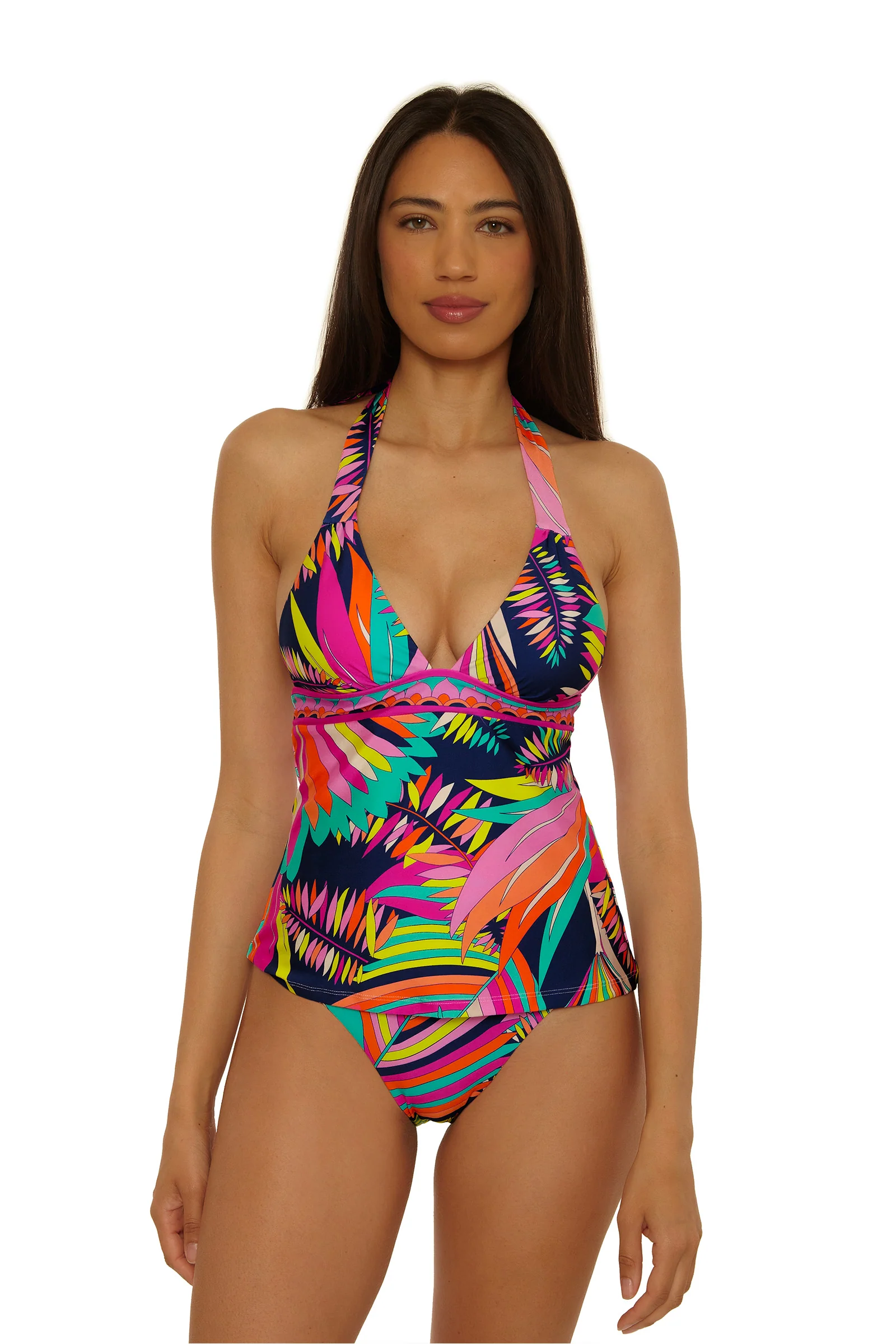 Banded Tankini Swim Top - Paralia
