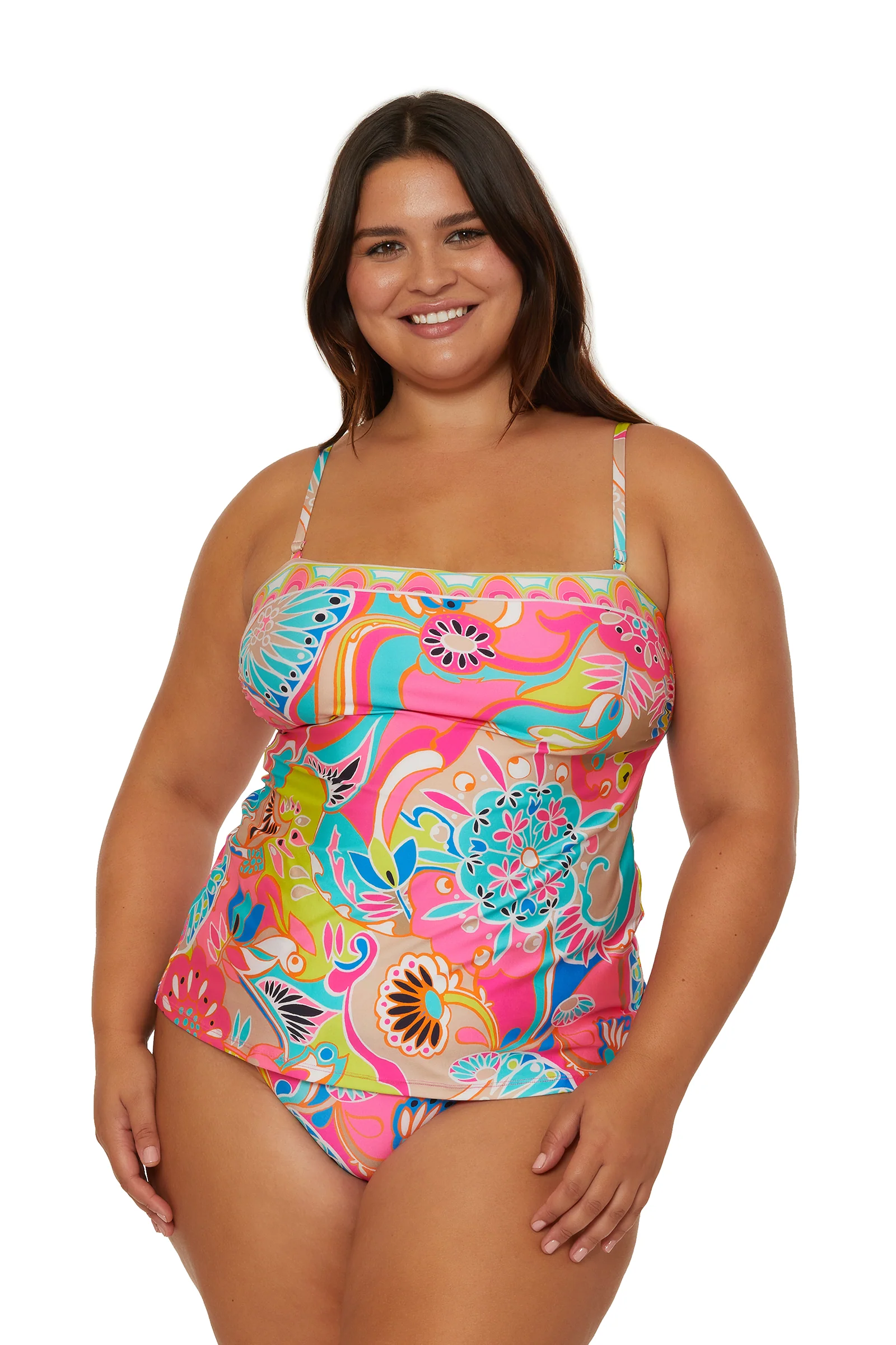 Banded Tankini Swim Top - Venus - Image 7