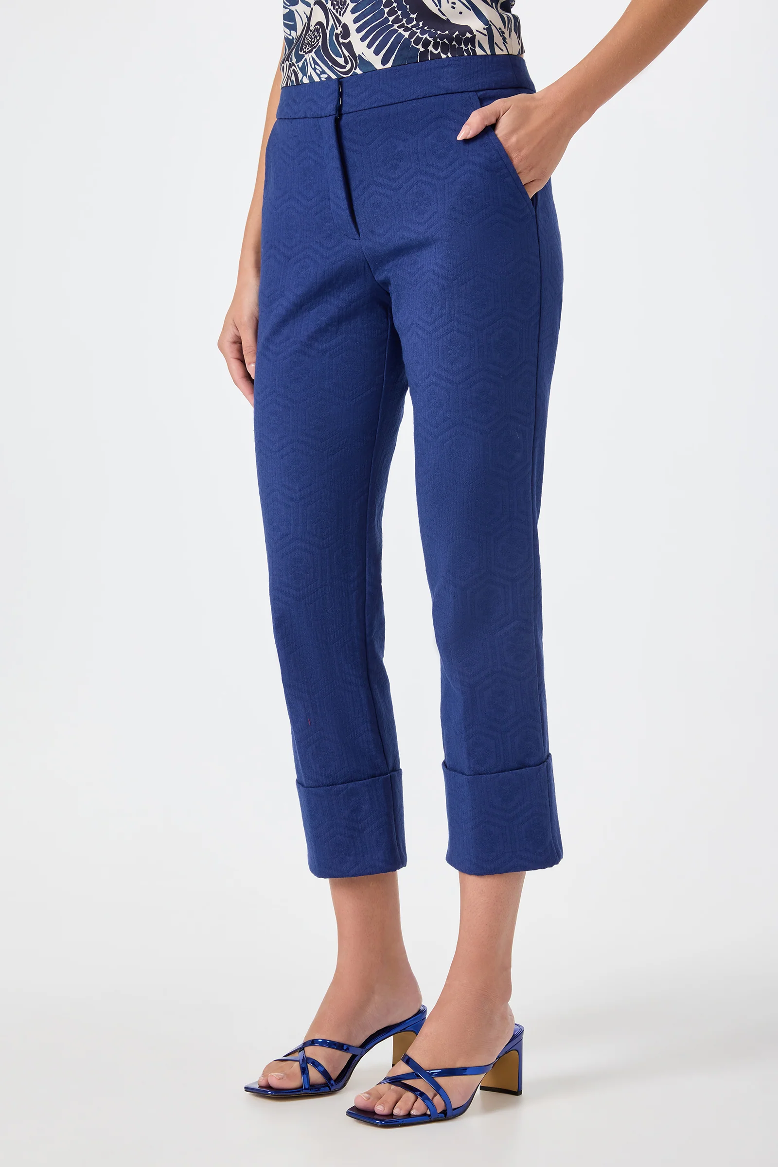 Banshee Cropped Cuff Hem Pant - Image 3