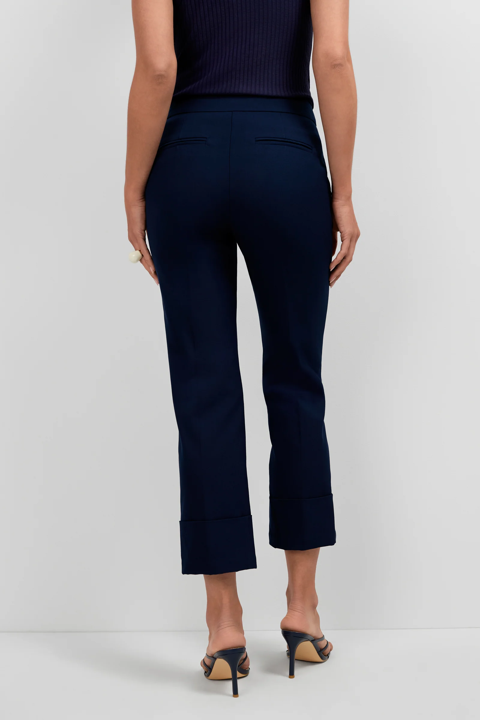Banshee Cropped Cuff Hem Pant - Image 4