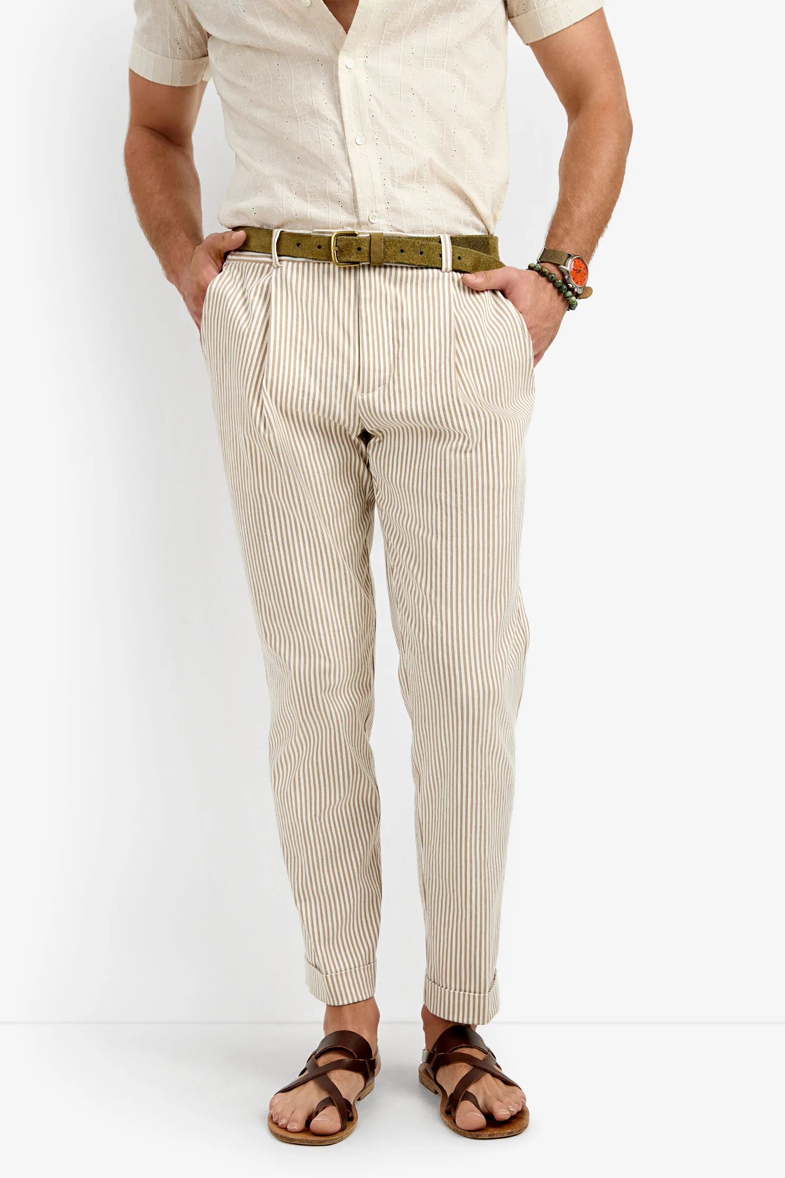Beale Pleated Trouser - Image 2