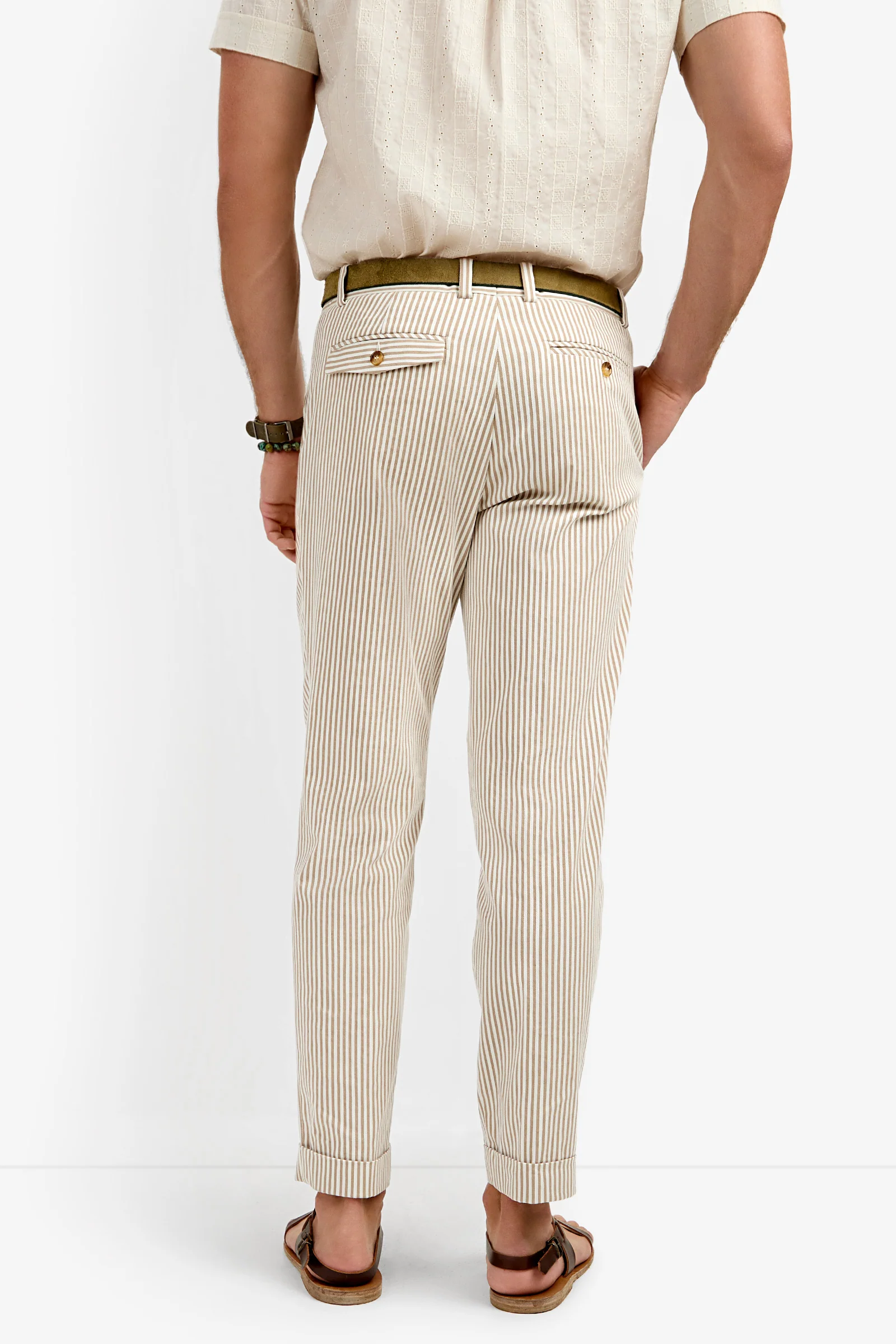 Beale Pleated Trouser - Image 3