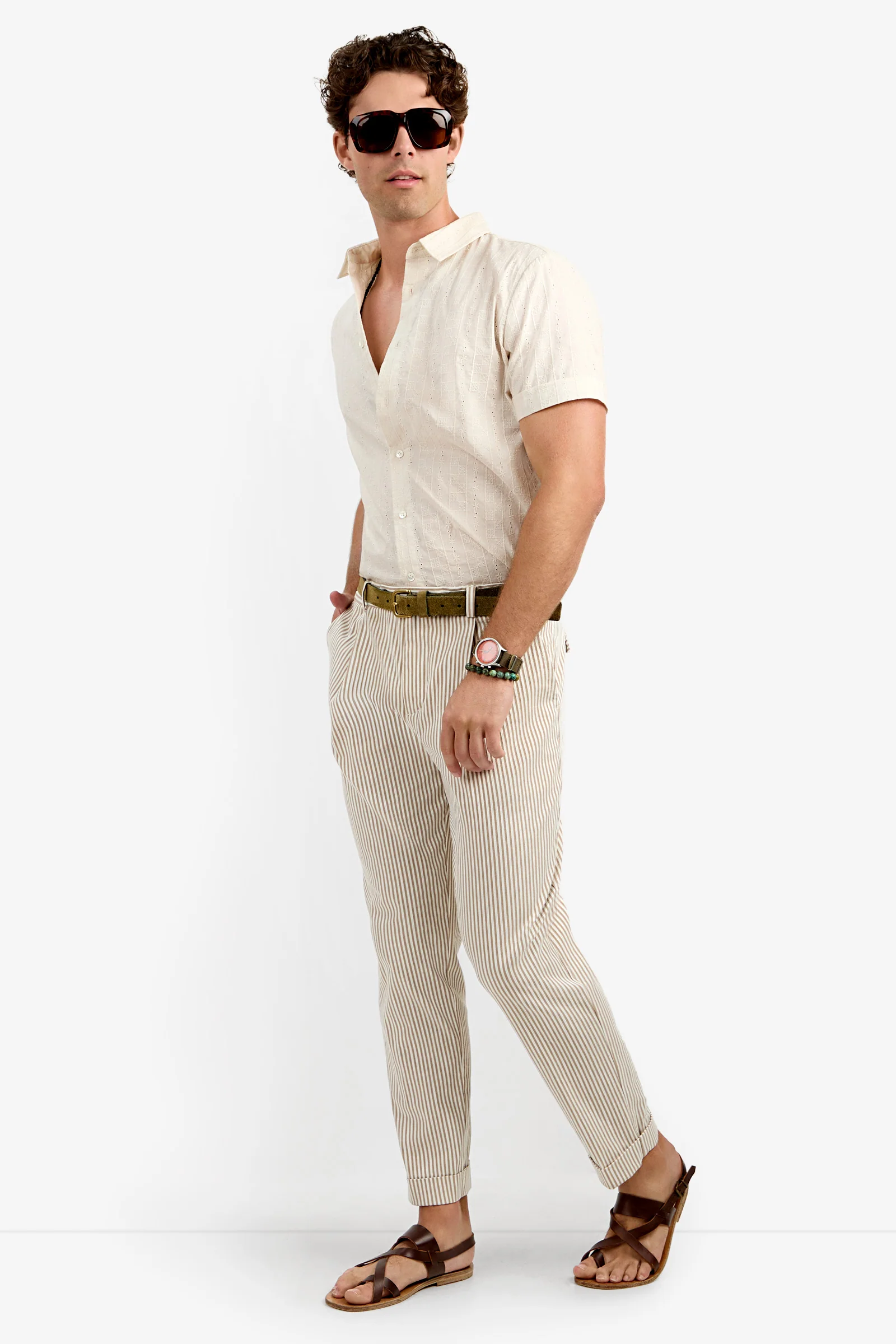 Beale Pleated Trouser - Image 5