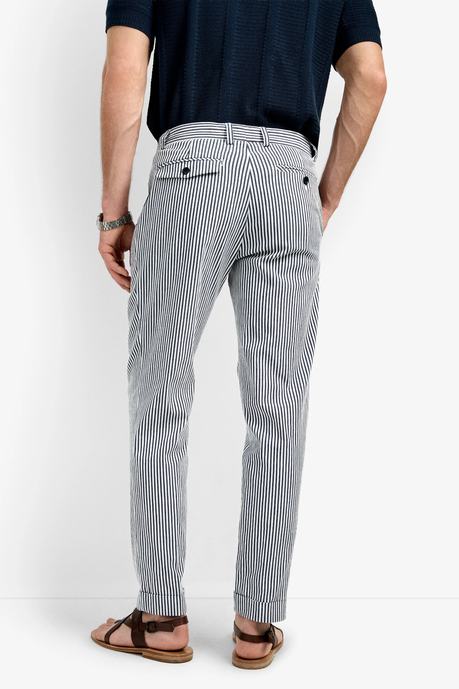 Beale Pleated Trouser - Image 8