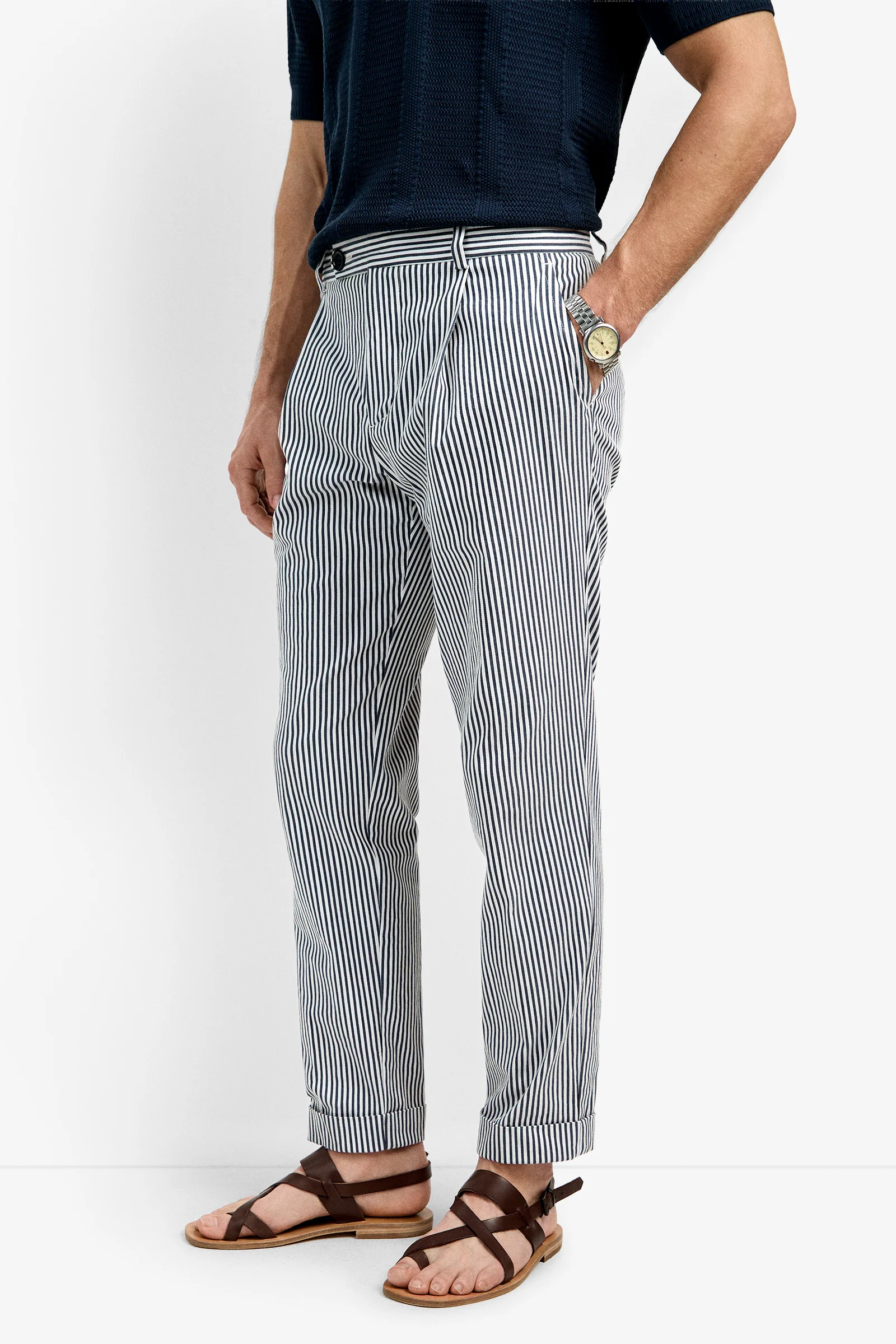 Beale Pleated Trouser - Image 9