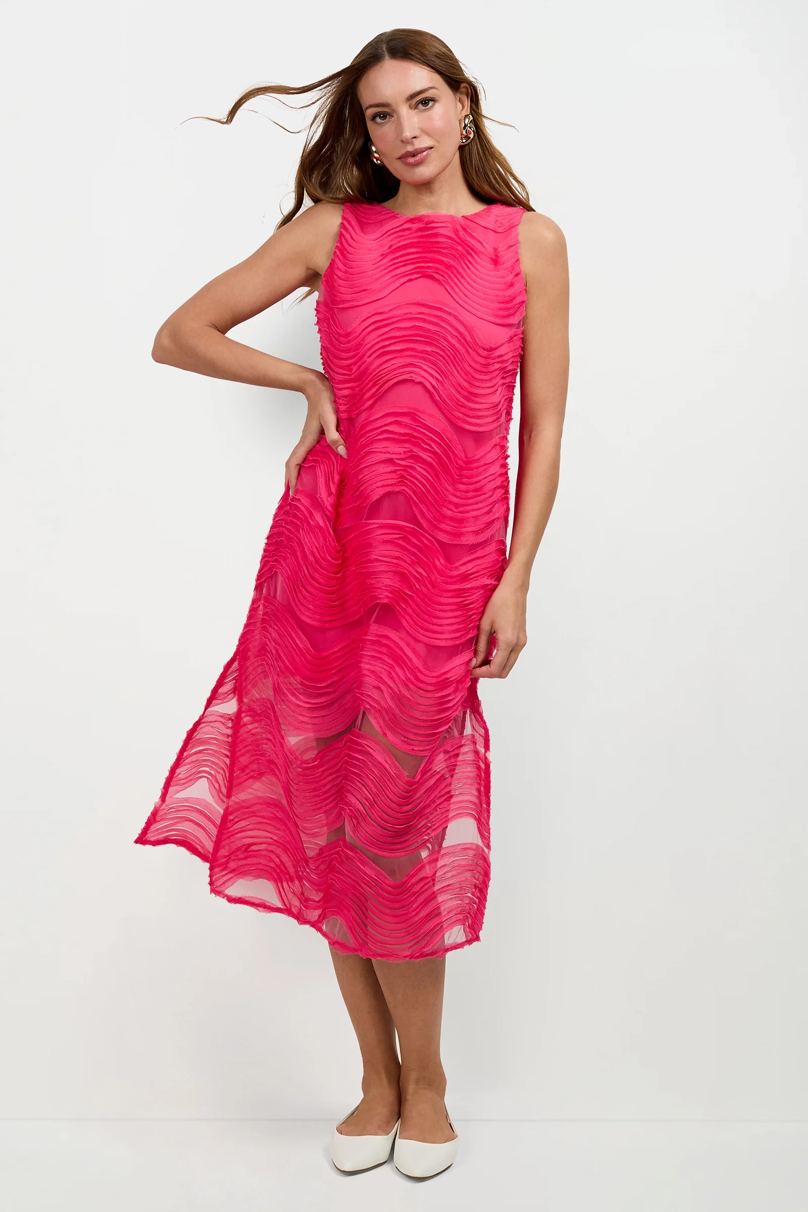 Belisama Organza Midi Dress
