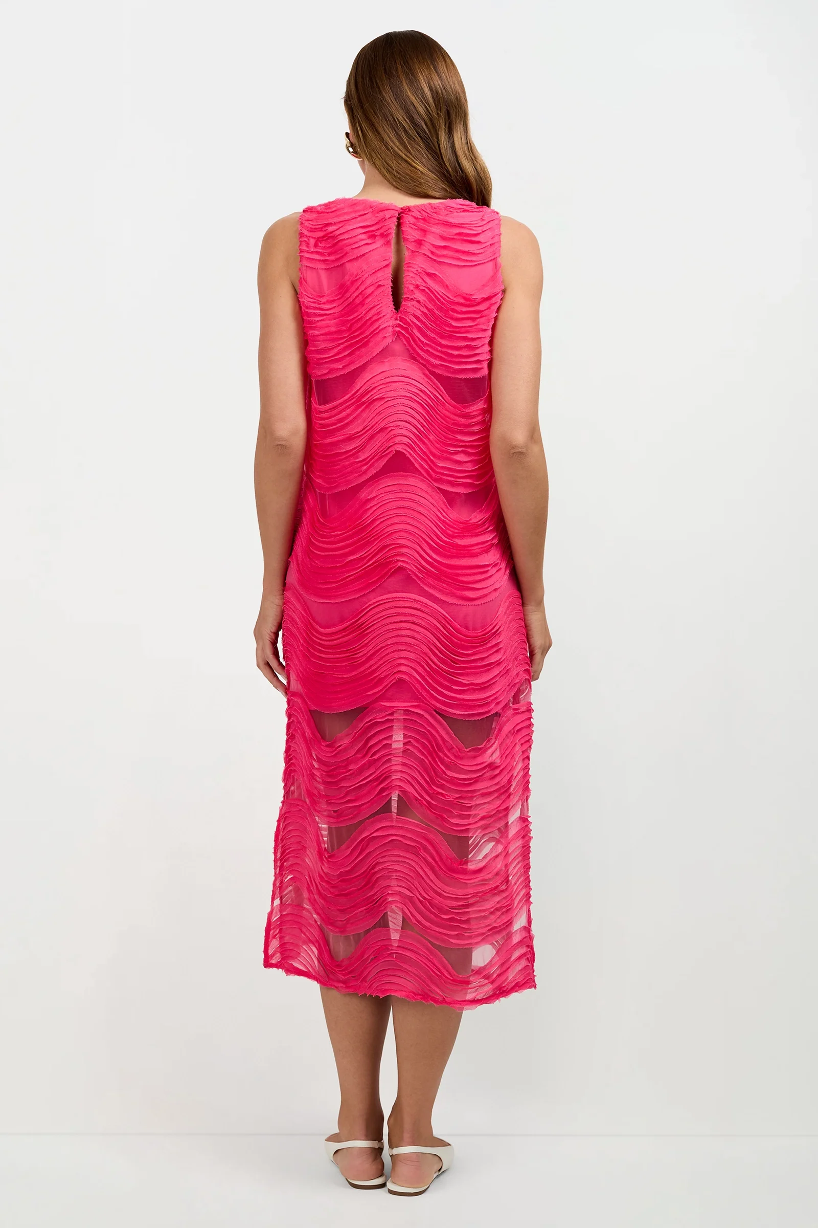 Belisama Organza Midi Dress - Image 3