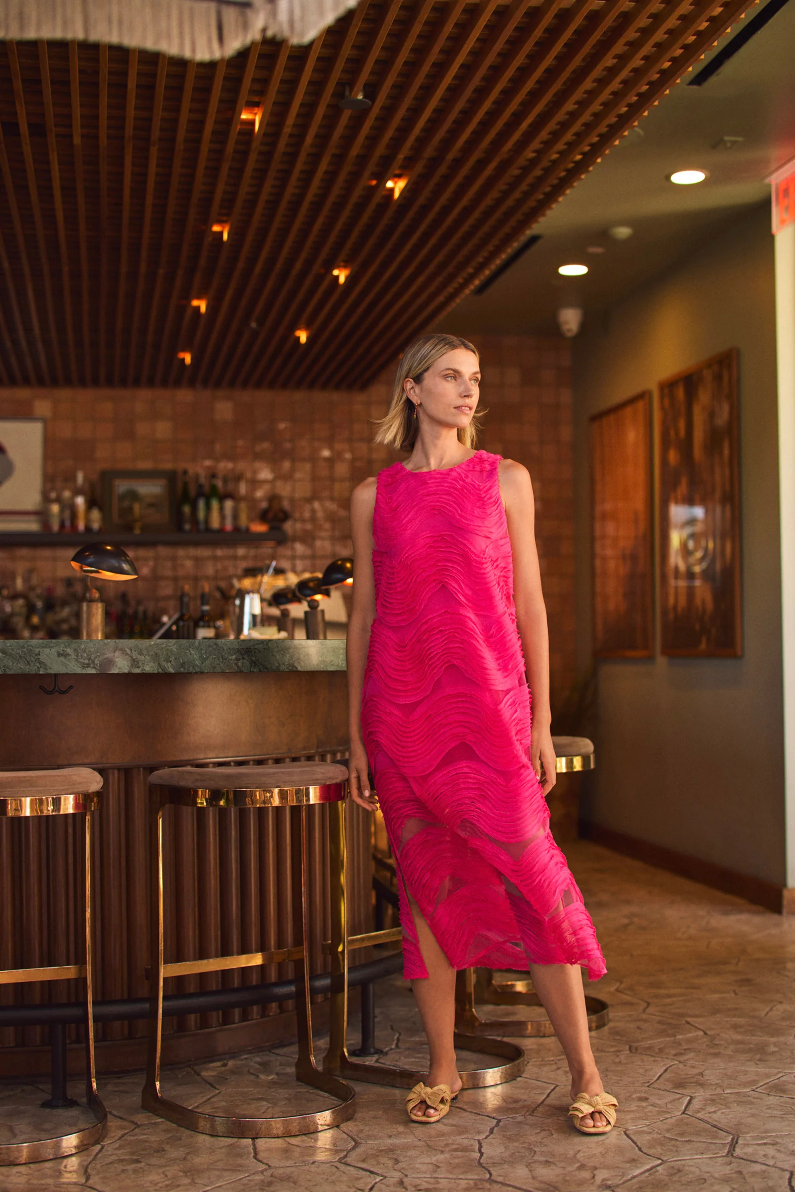 Belisama Organza Midi Dress - Image 6