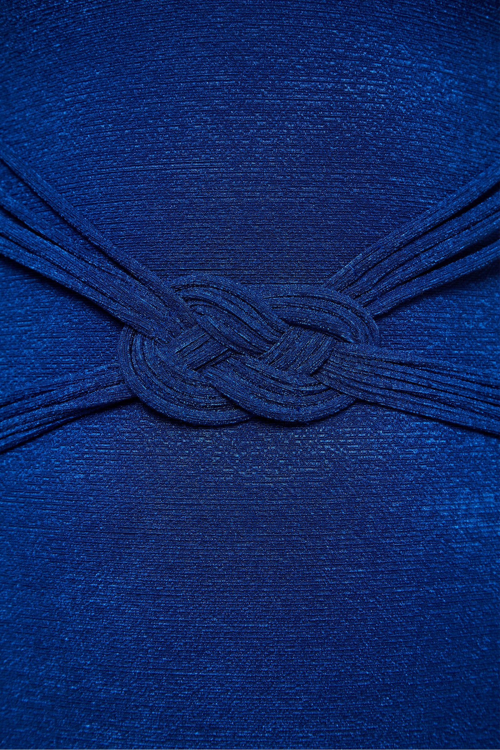 Braided Belt One-Piece Swimsuit - Crete Crepe - Image 4