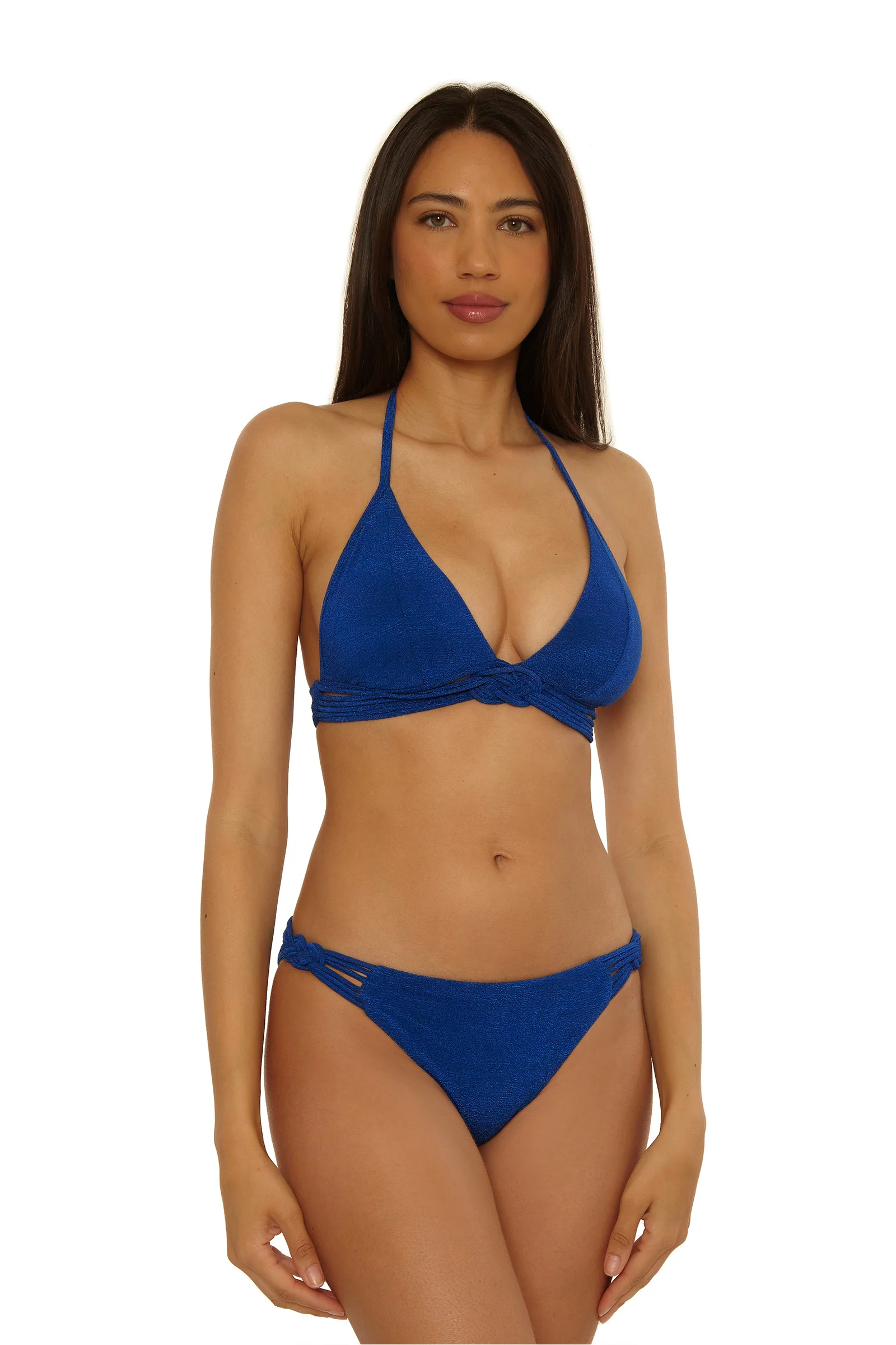 Braided Halter Swim Top - Crete Crepe - Image 2
