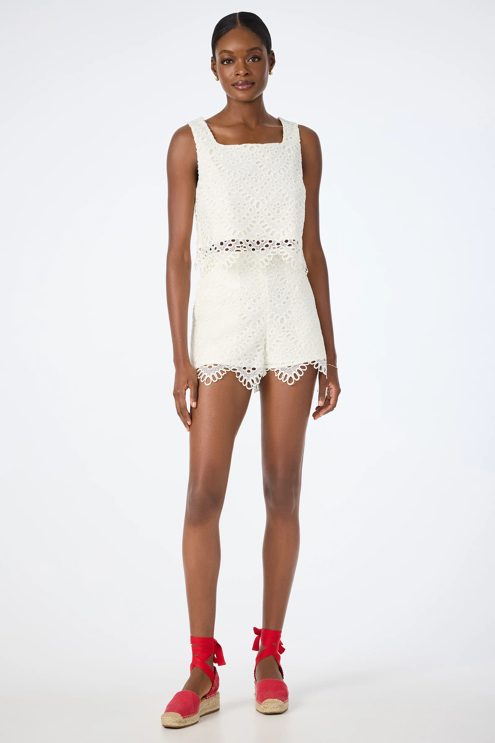 Brightness Lace Short - Whitewash - Image 5