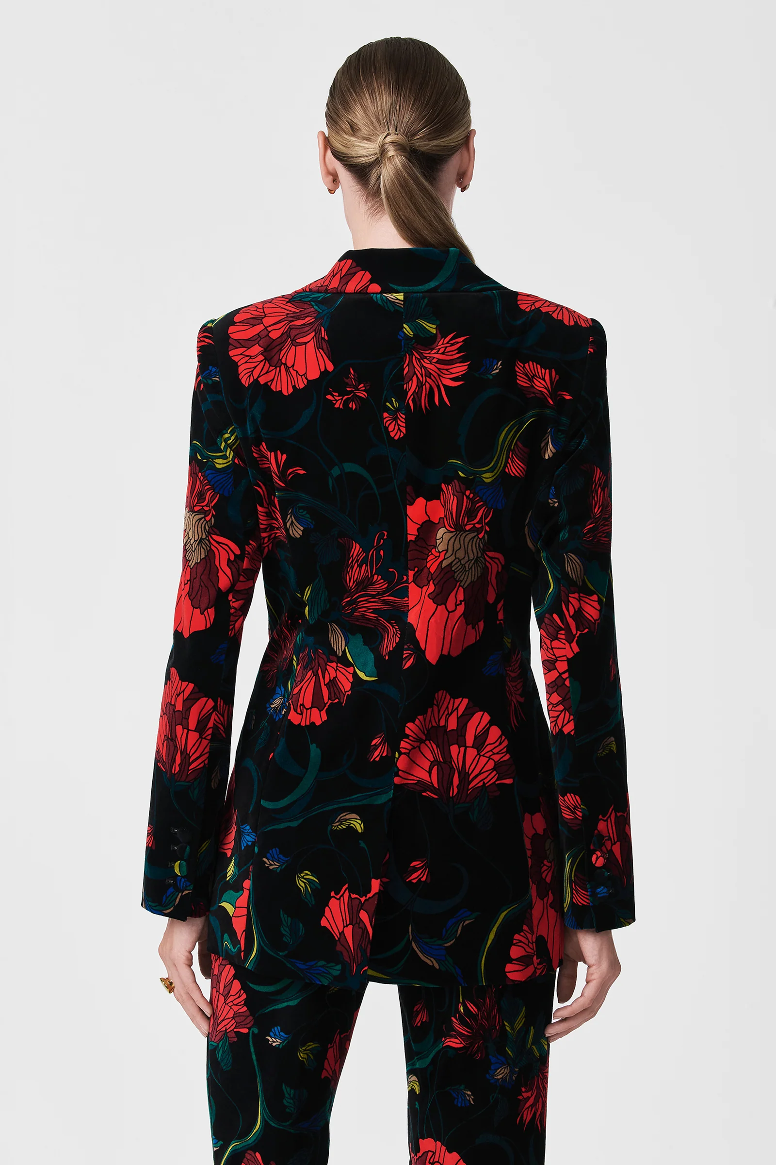 Broadway Printed Velvet Jacket - Image 4