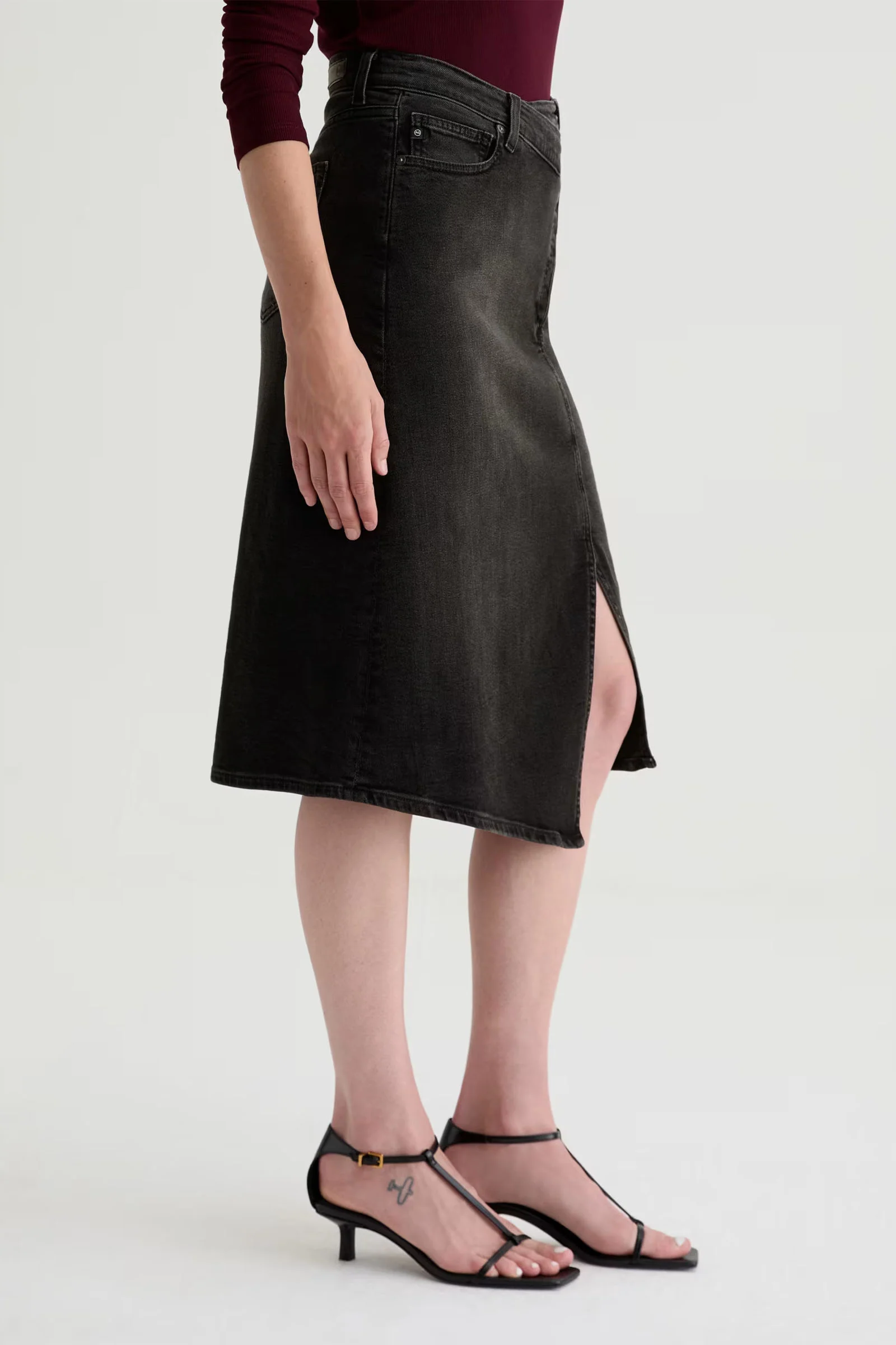 Bruna Wrap Midi Skirt - Image 4
