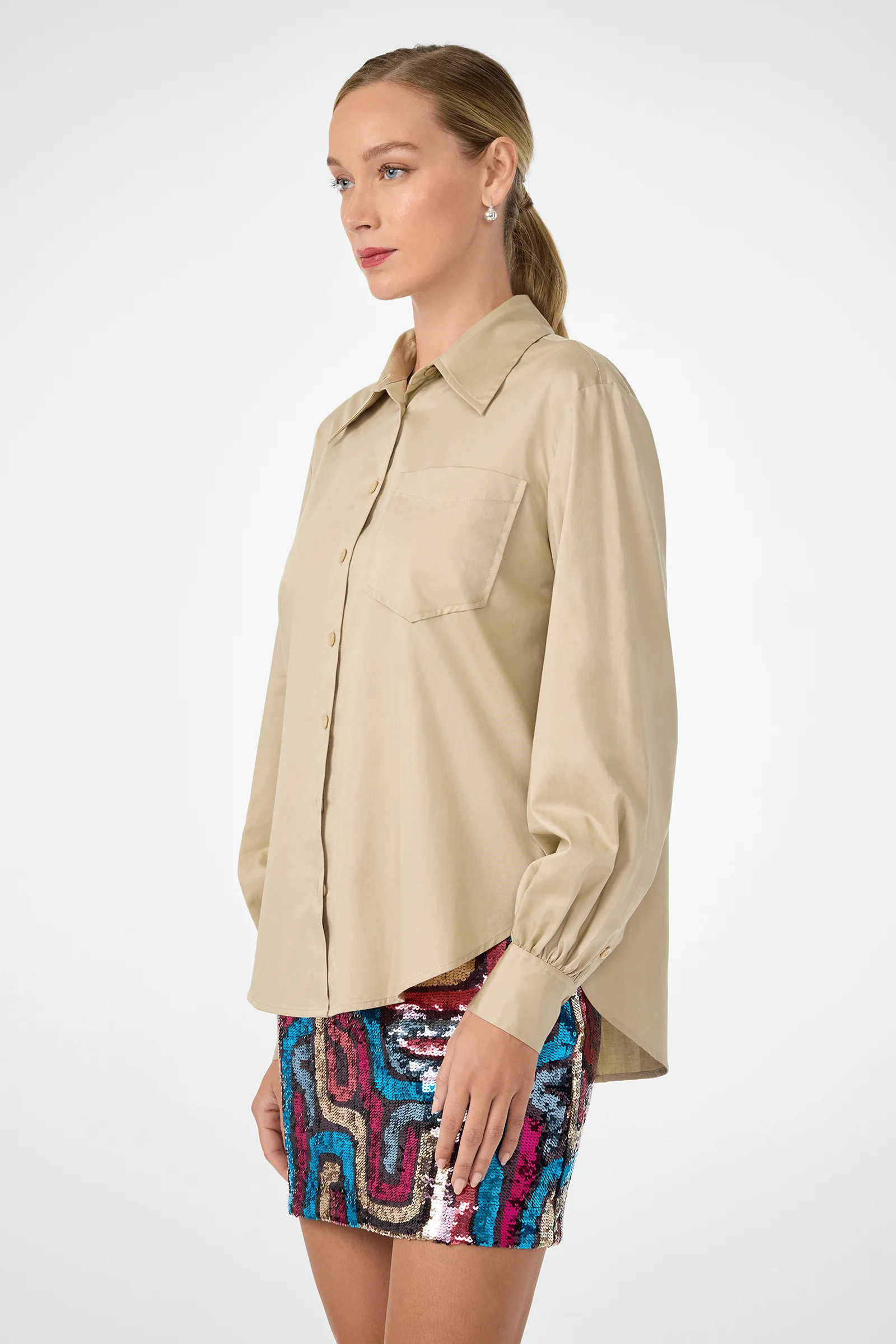 Burle Button-Back Shirt - Image 3