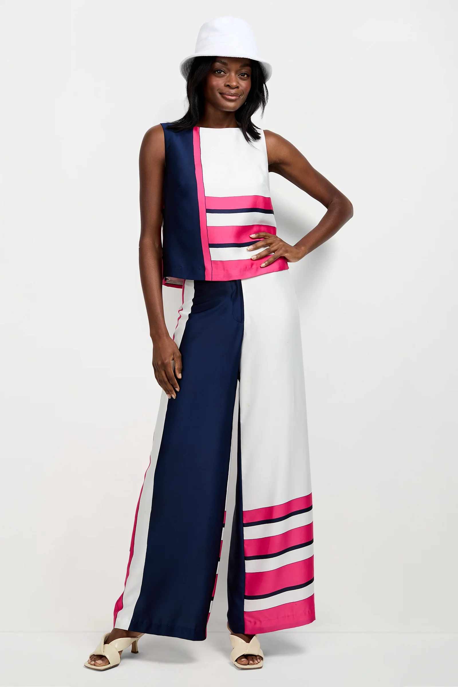 Cadorna Linee Sleeveless Top