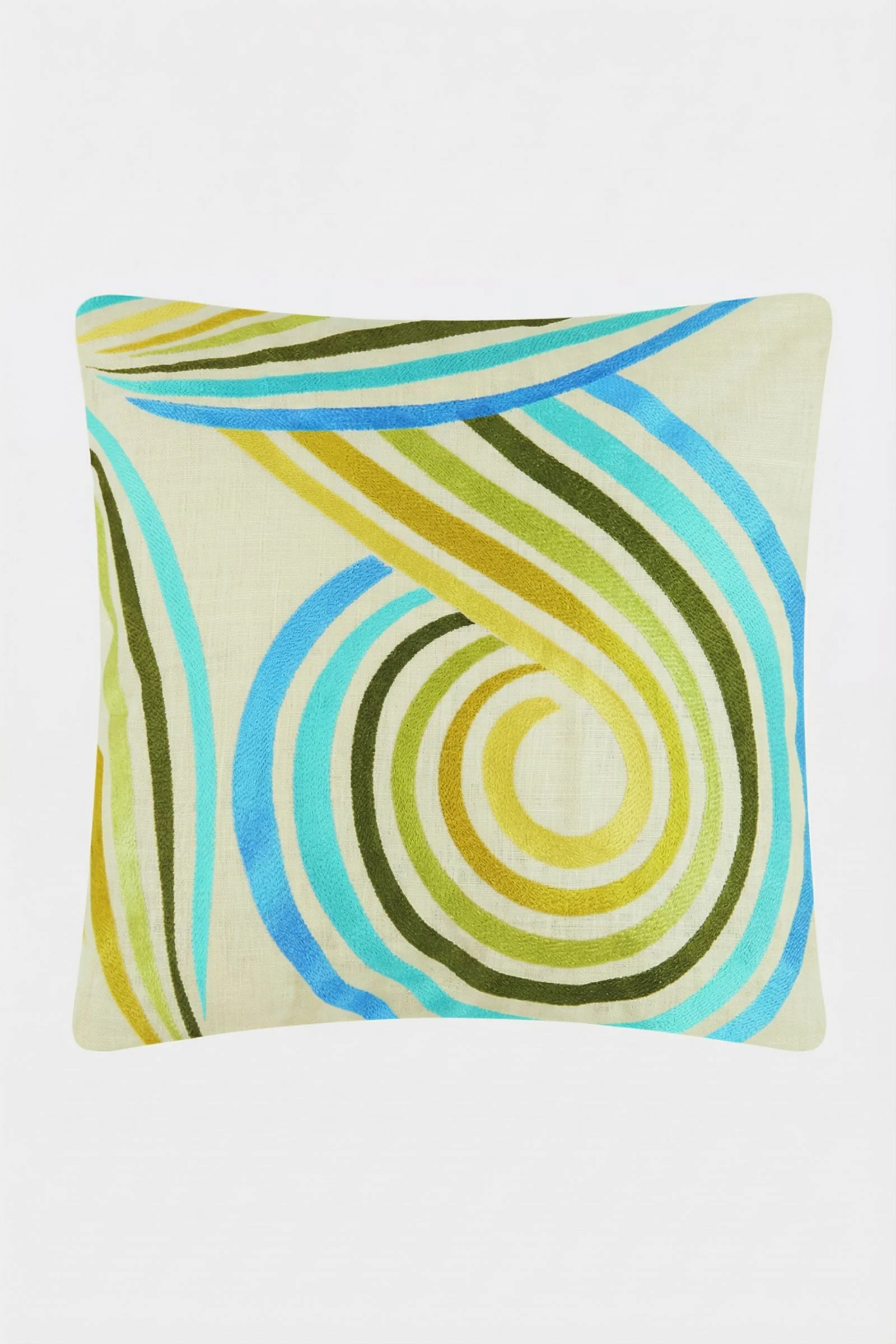 Calexico Embroidered Square Pillow