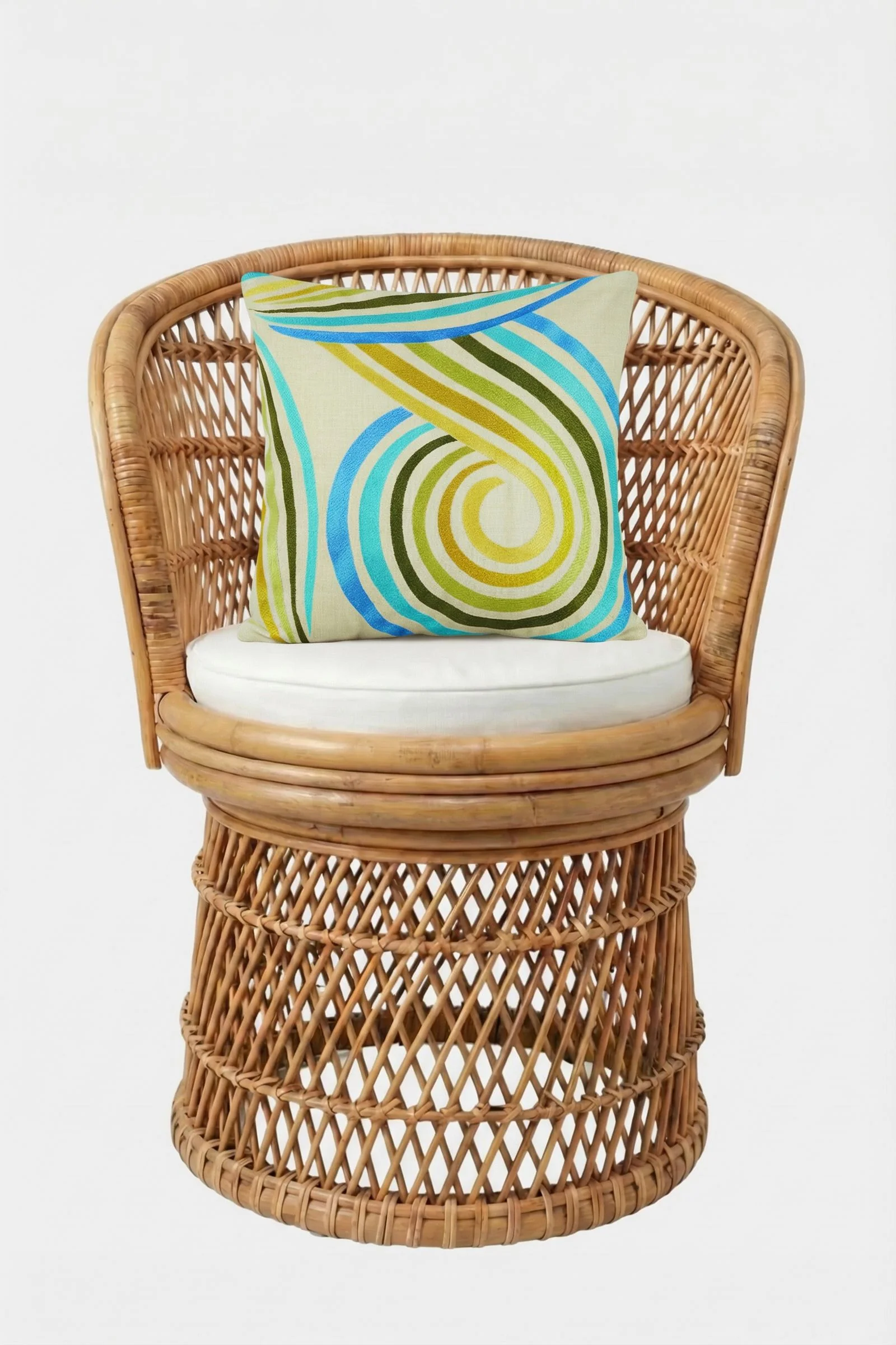 Calexico Embroidered Square Pillow - Image 2