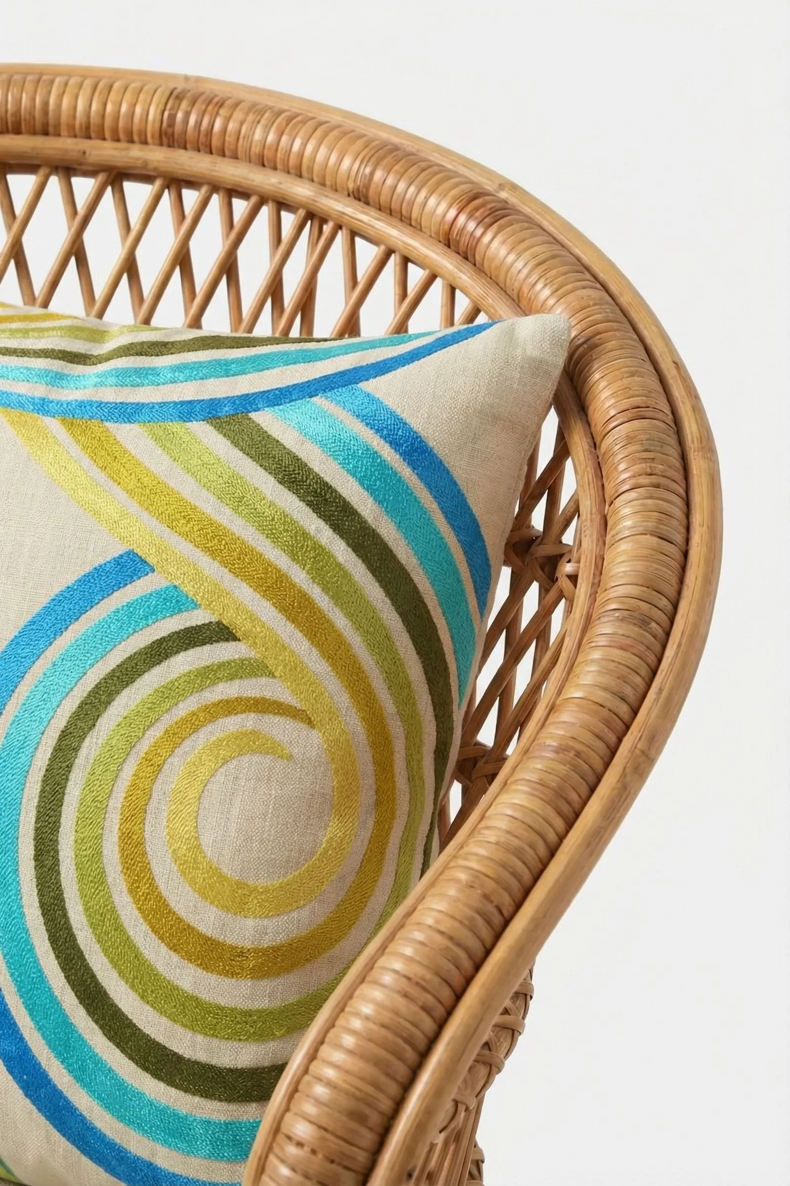Calexico Embroidered Square Pillow - Image 3