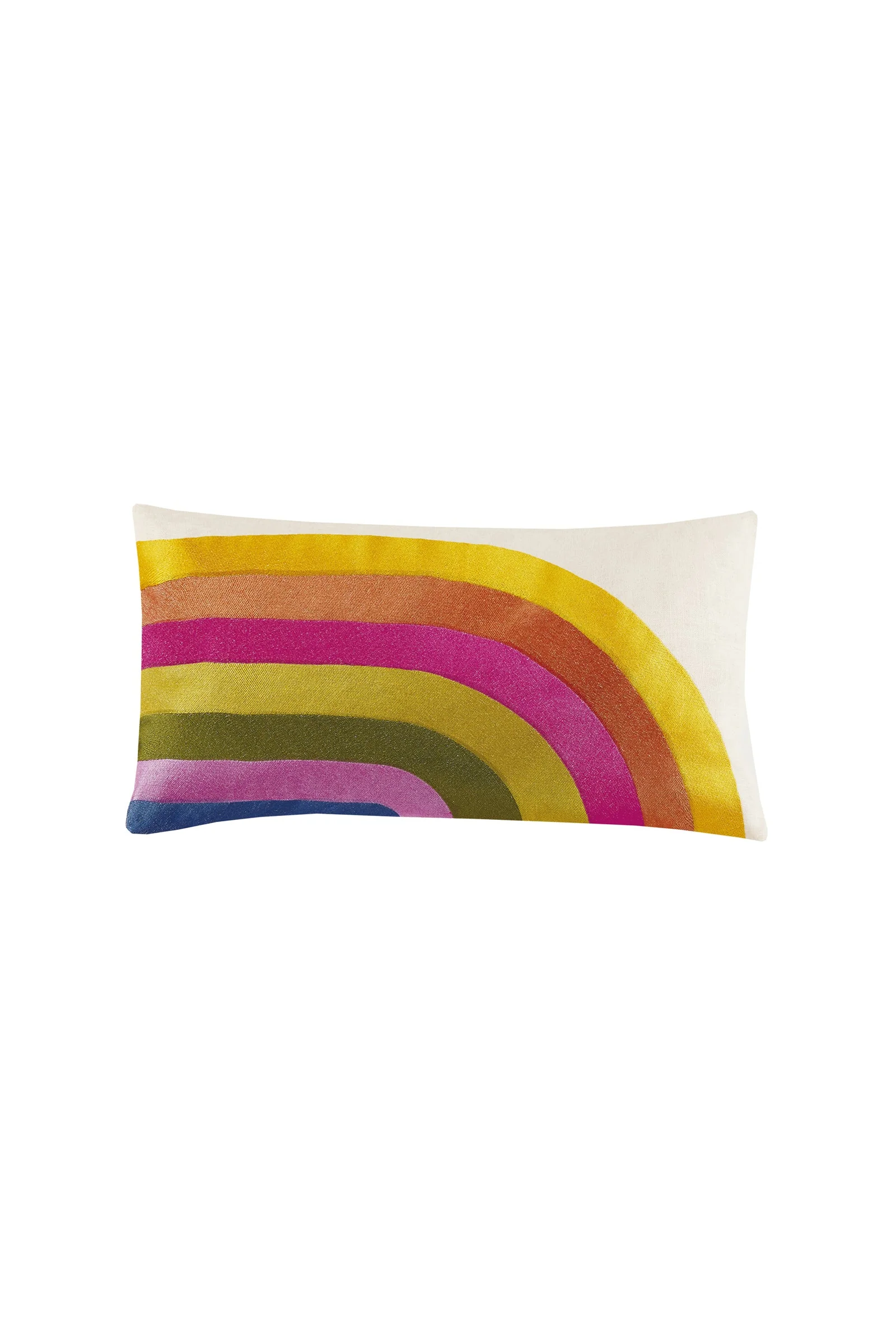 Calistoga Embroidered Lumbar Pillow - Image 5
