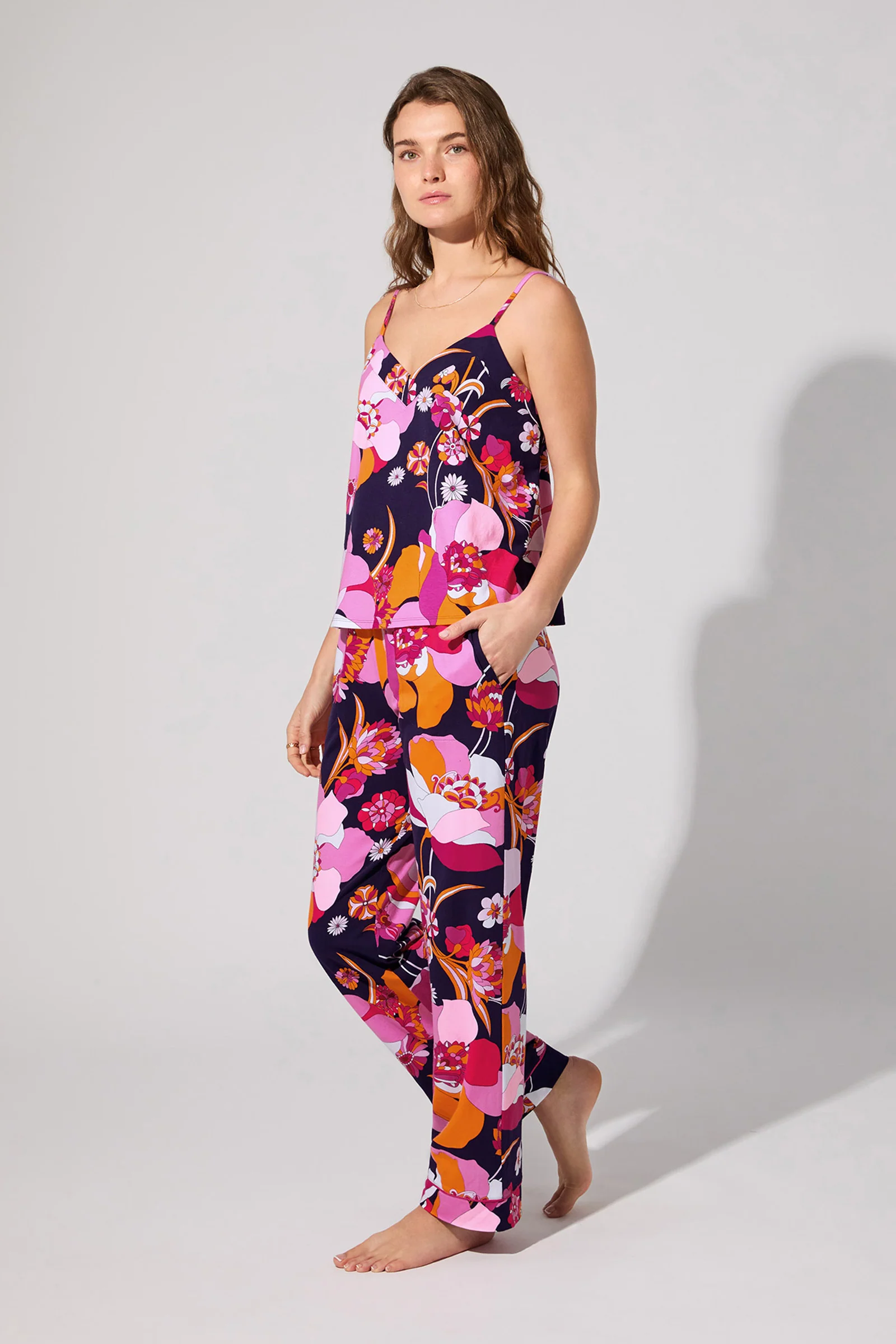 Cami Pj Set - Floral Medley - Image 3