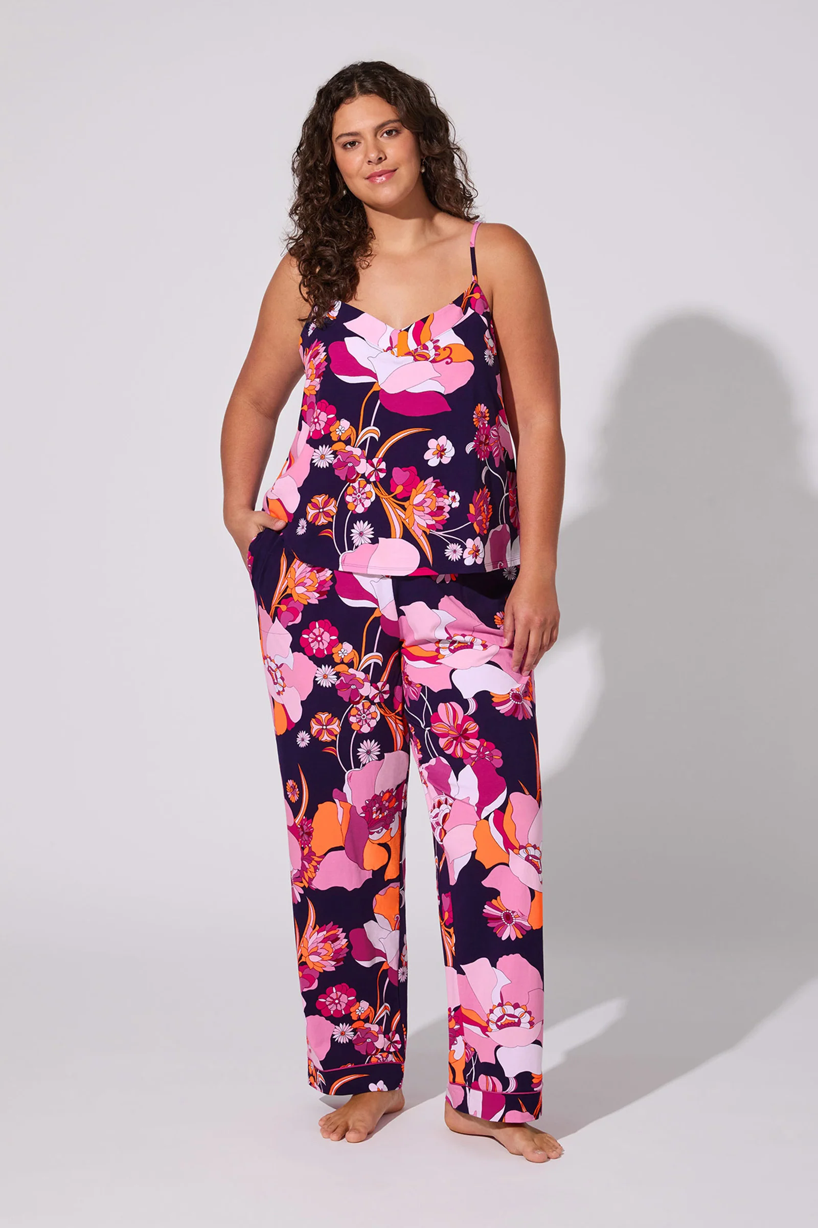 Cami Pj Set - Floral Medley - Image 5