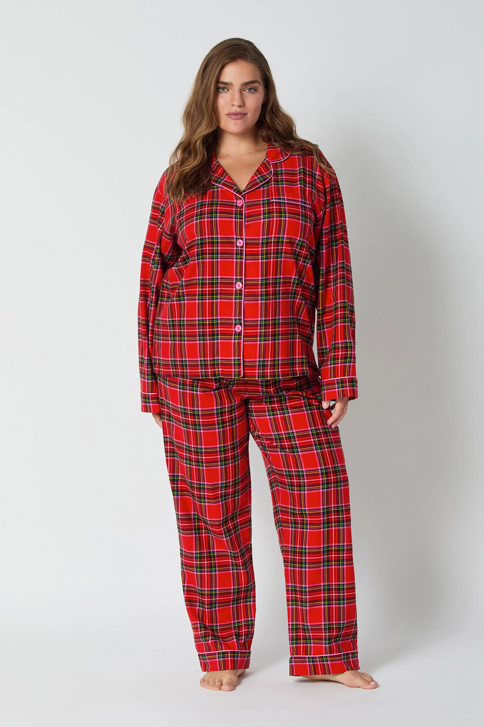 Classic PJ Set - Christmas Plaid - Image 4