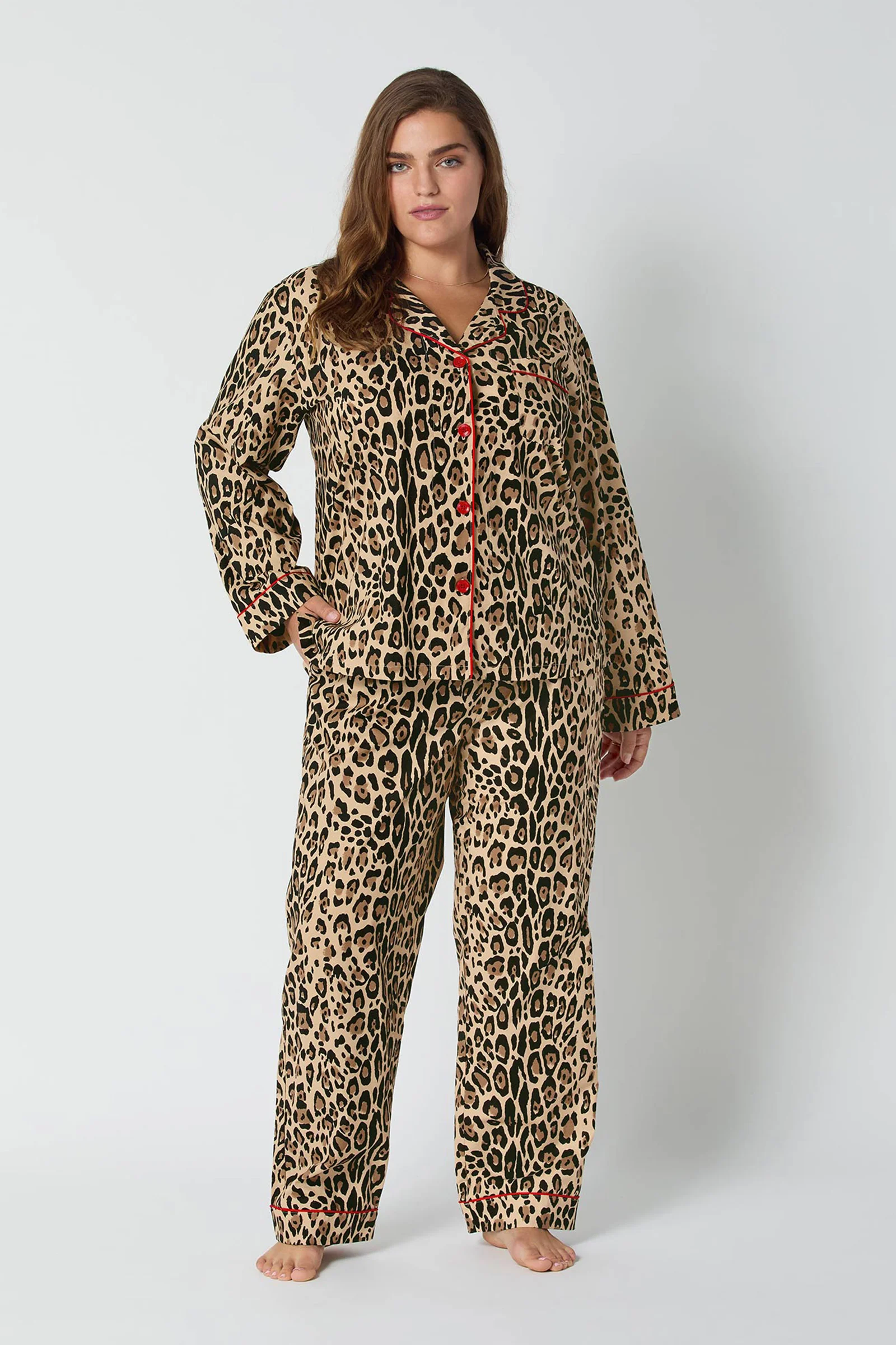 Classic PJ Set - Leopard Stripe - Image 4