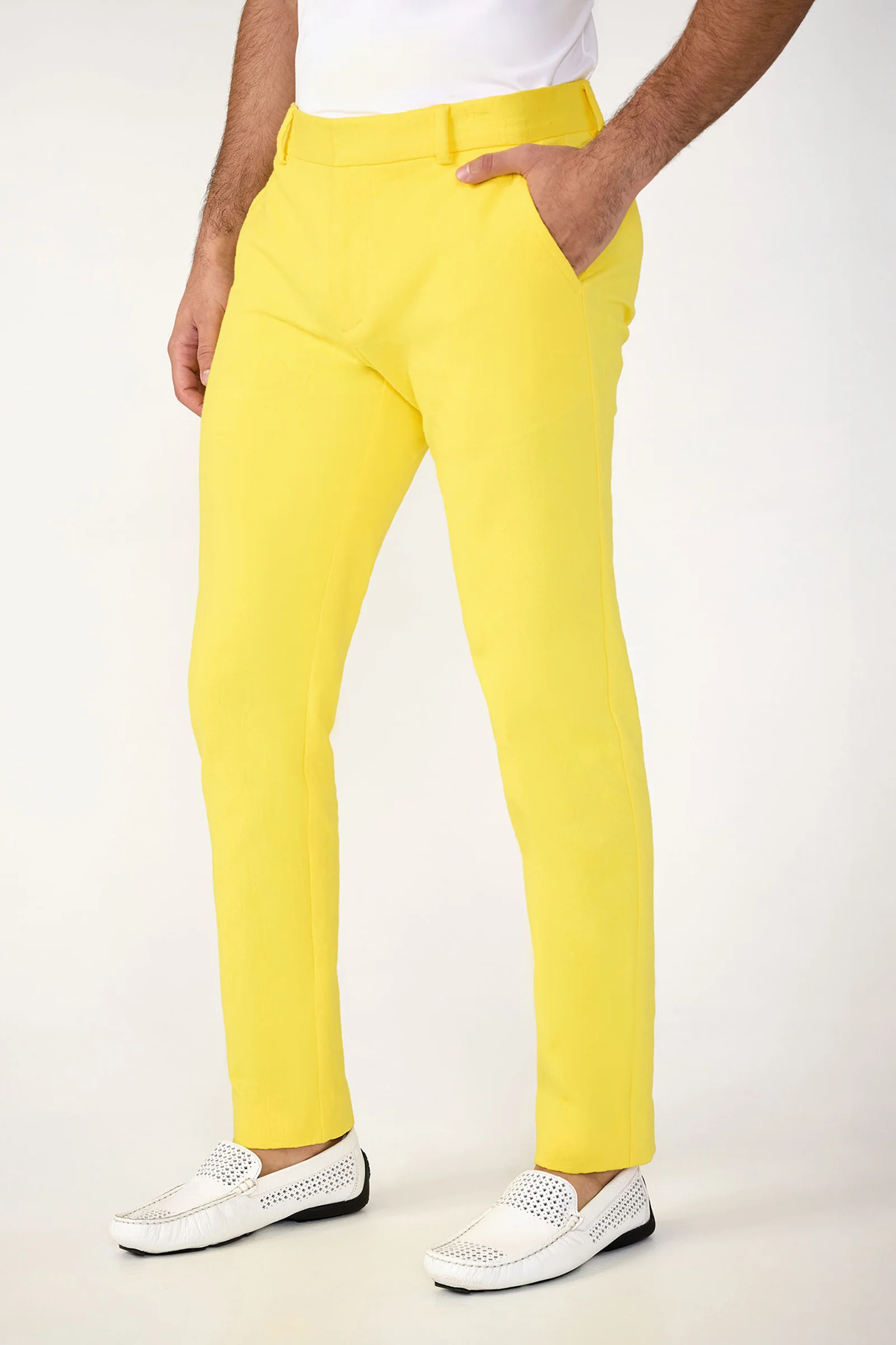 Clyde Slim Trouser - Stretch Herringbone - Image 3