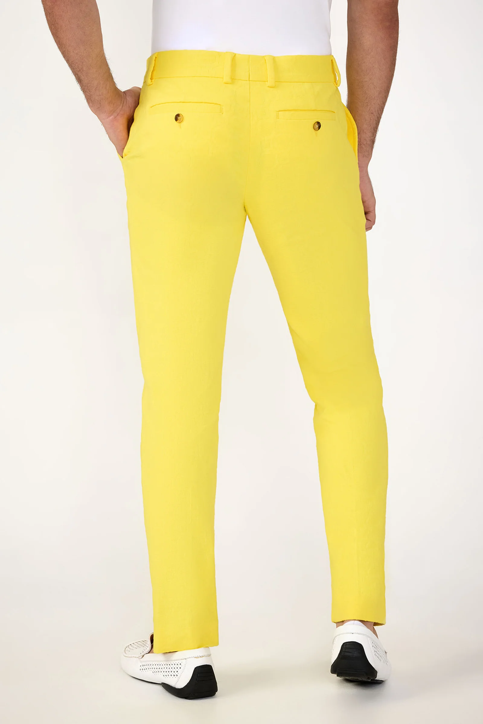 Clyde Slim Trouser - Stretch Herringbone - Image 4