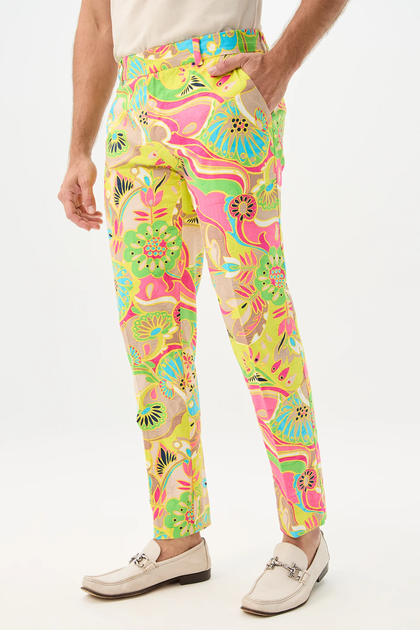 Clyde Slim Trouser - Venus - Image 3